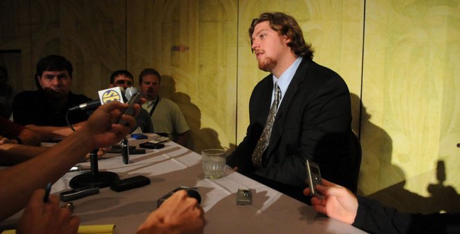 Lee Ziemba all dressed up at the SEC Media Day 2010.