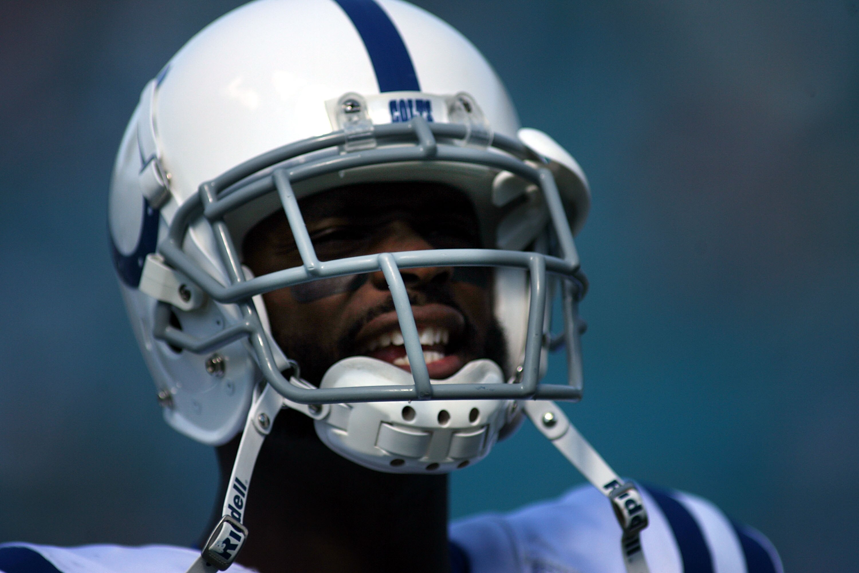 JACKSONVILLE, FL - OCTOBER 03:  Receiver Reggie Wayne #87 of the Indianapolis Colts stands on the sideloines while taking on the Jacksonville Jaguars at EverBank Field on October 3, 2010 in Jacksonville, Florida. The Jaguars won 31-28.  (Photo by Marc Ser