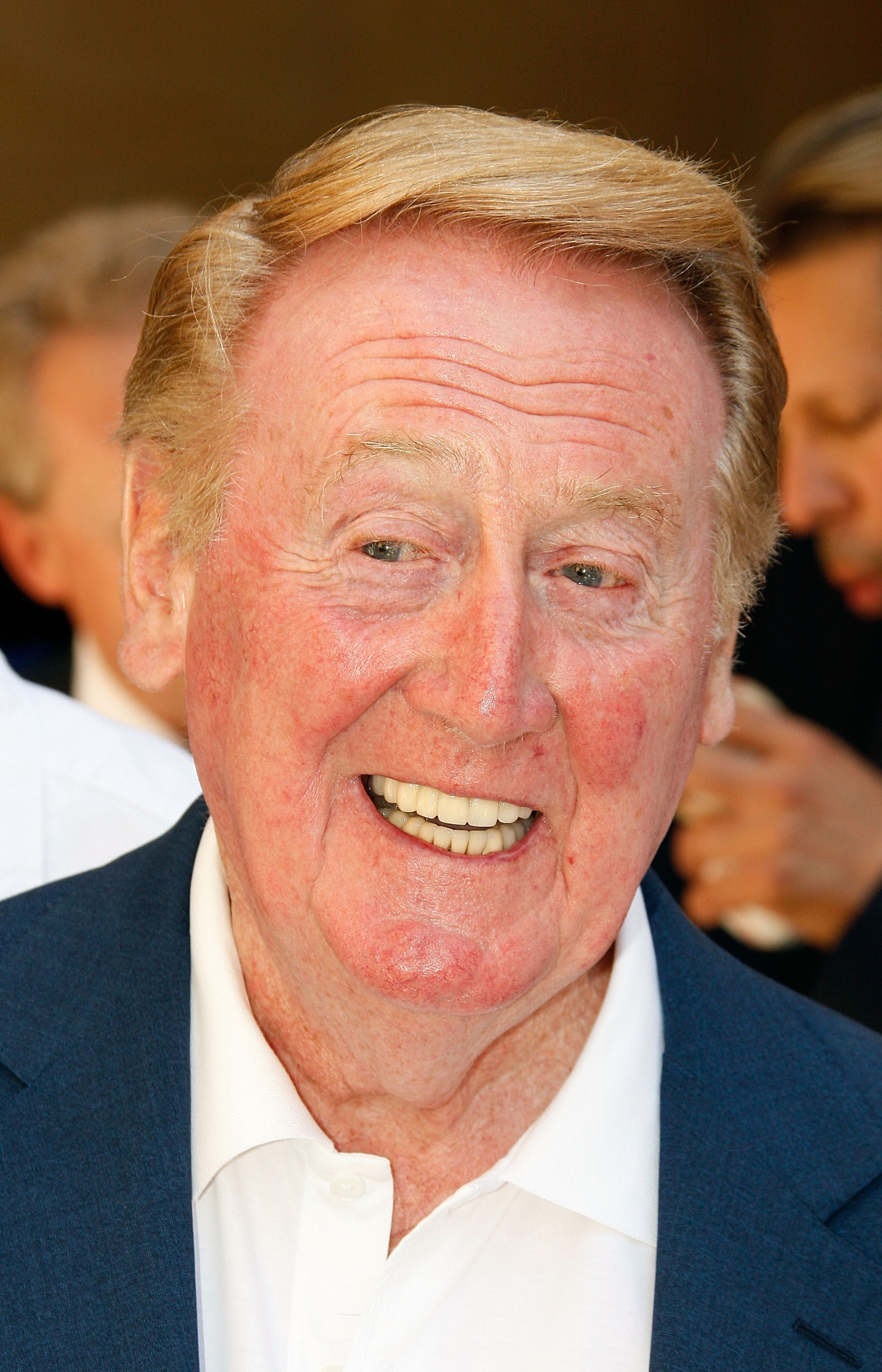 HOLLYWOOD - JUNE 20:  Dodgers radio announcer Vin Scully attends a special star ceremony honoring the Los Angeles Dodgers with an Award of Excellence on the Hollywood Walk of Fame on June 20, 2008 in Hollywood, California.  (Photo by Vince Bucci/Getty Ima