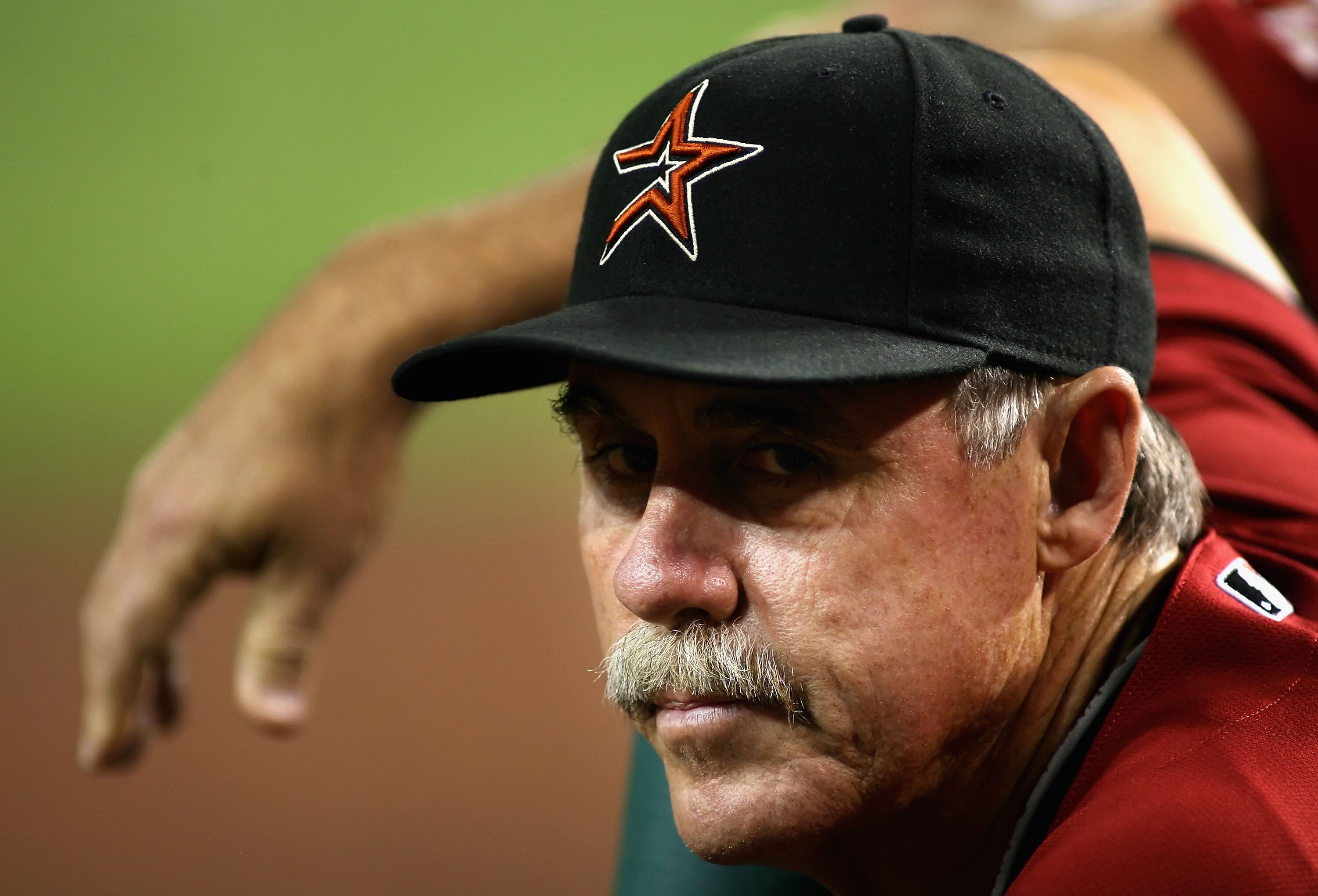 ANAHEIM, CA - JUNE 18:  Manager Phil Garner of the Houston Astros looks on during the MLB game against the Los Angeles Angels of Anaheim on June 18, 2007 at Angel Stadium in Anaheim, California.  (Photo by Christian Petersen/Getty Images)
