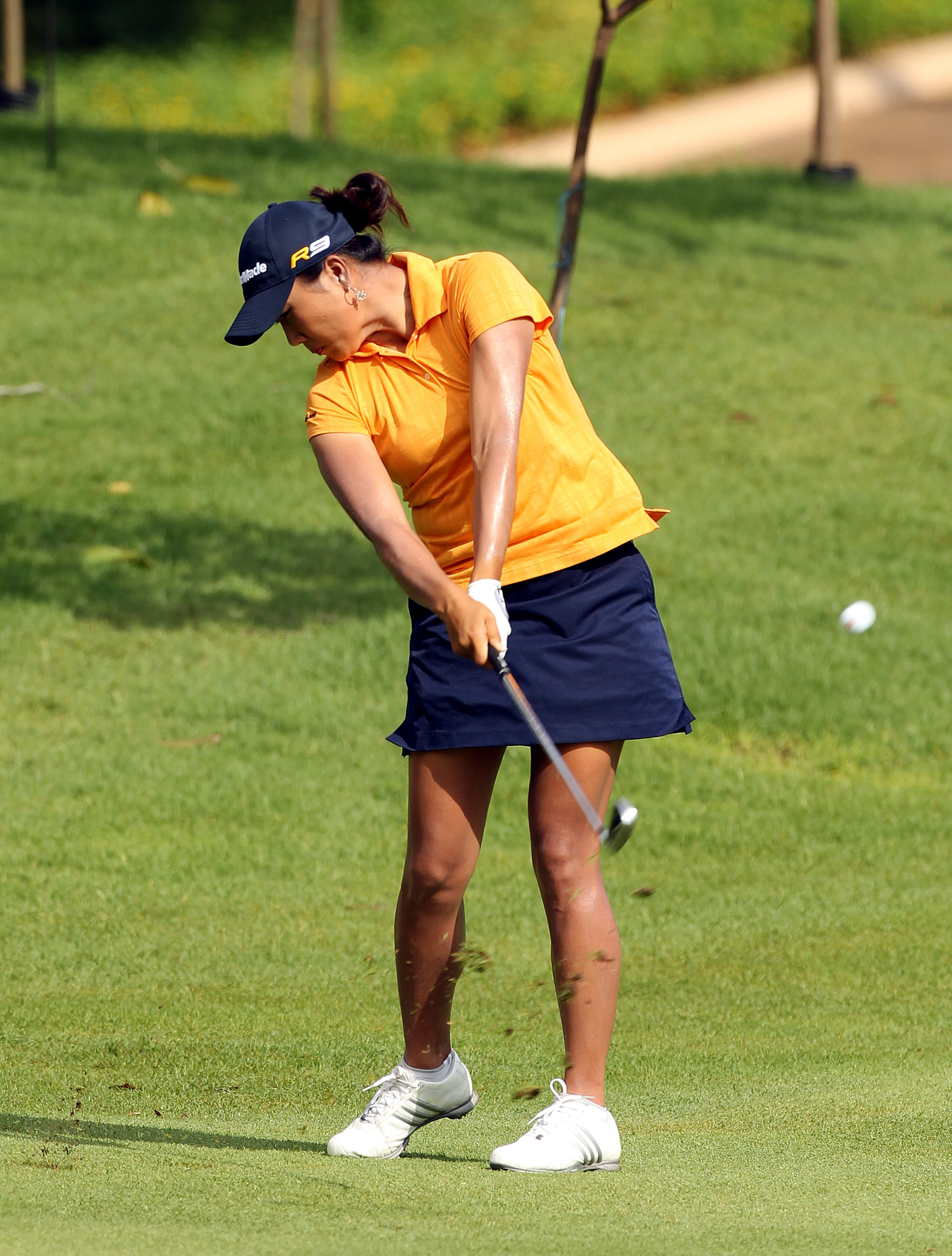 KUALA LUMPUR, MALAYSIA - OCTOBER 24: Seon Hwa Lee of Korea Repubic hits her 2nd tee shot on the 1st hole during the Final Round of the Sime Darby LPGA on October 24, 2010 at the Kuala Lumpur Golf and Country Club in Kuala Lumpur, Malaysia. (Photo by Stan KUALA LUMPUR, MALAYSIA - OCTOBER 24: Seon Hwa Lee of Korea Repubic hits her 2nd tee shot on the 1st hole during the Final Round of the Sime Darby LPGA on October 24, 2010 at the Kuala Lumpur Golf and Country Club in Kuala Lumpur, Malaysia. (Photo by Stan