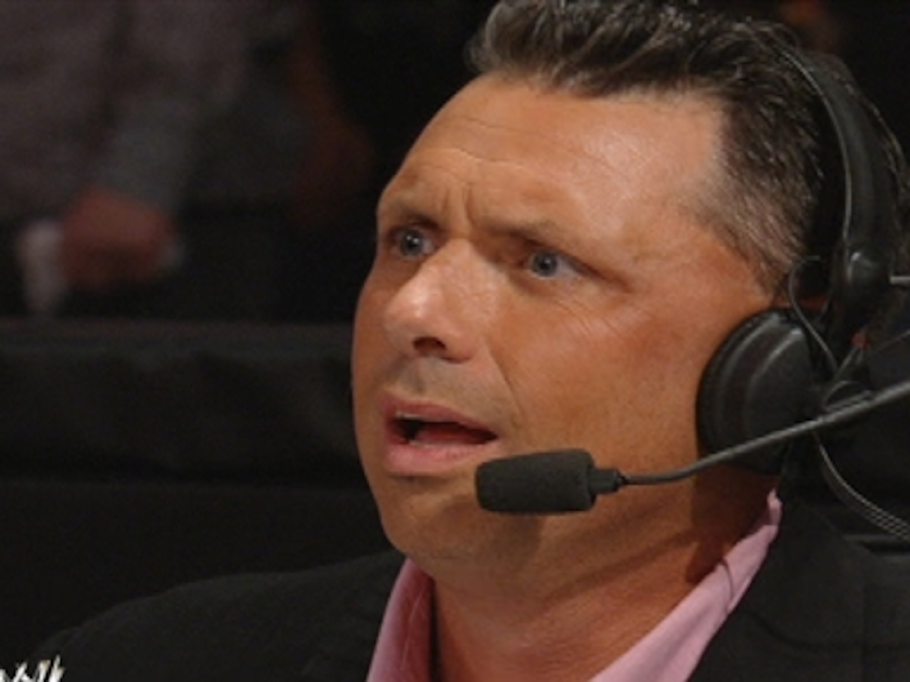 Michael Cole is ideal as the straight man to a heel color commentator but not so much as a heel play-by-play man.