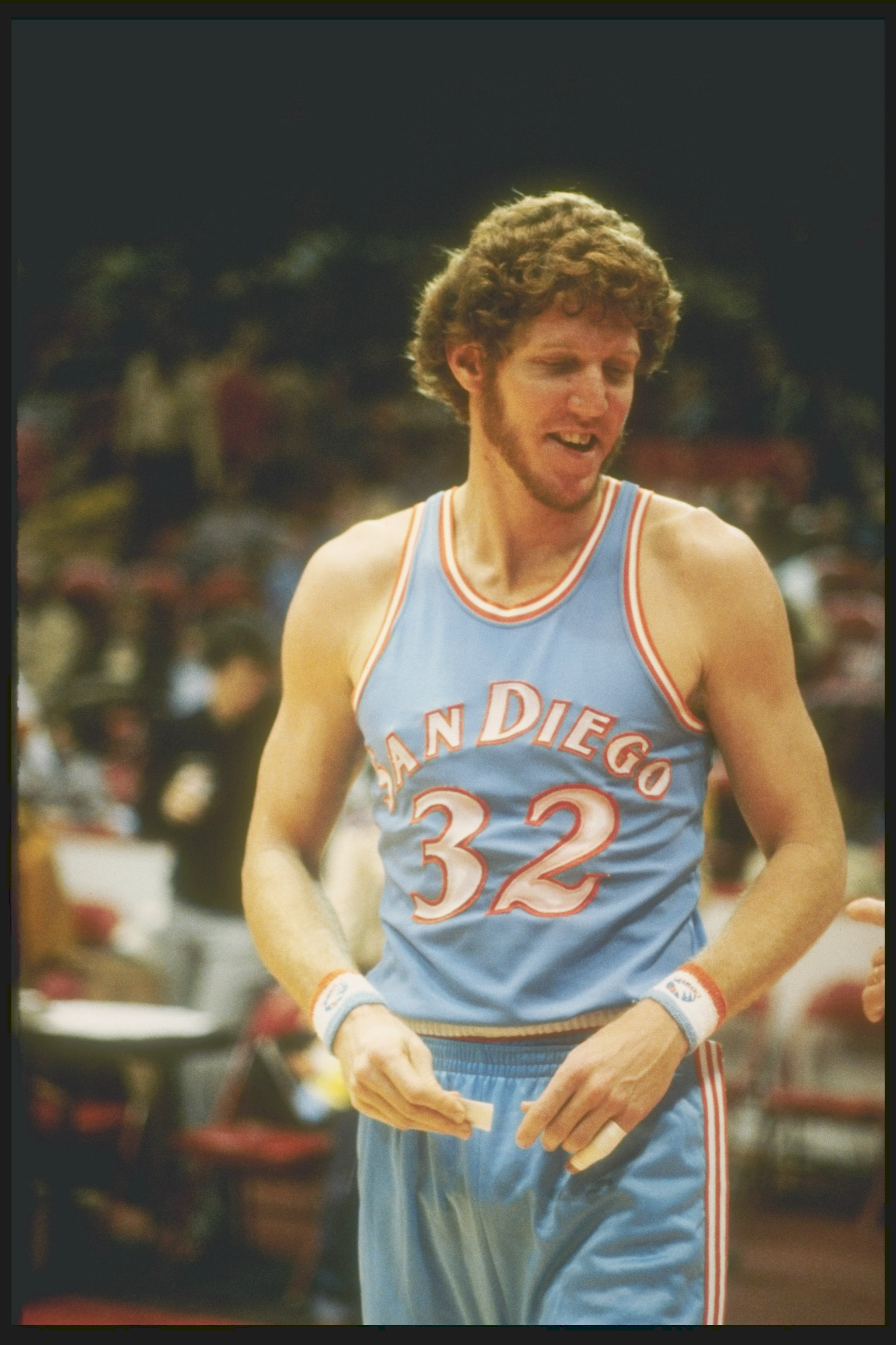 1980: Center Bill Walton of the San Diego Clippers stands on the court during a game against the Chicago Bulls at Chicago Stadium in Chicago, Illinois. Mandatory Credit: Jonathan Daniel /Allsport 1980: Center Bill Walton of the San Diego Clippers stands on the court during a game against the Chicago Bulls at Chicago Stadium in Chicago, Illinois. Mandatory Credit: Jonathan Daniel /Allsport