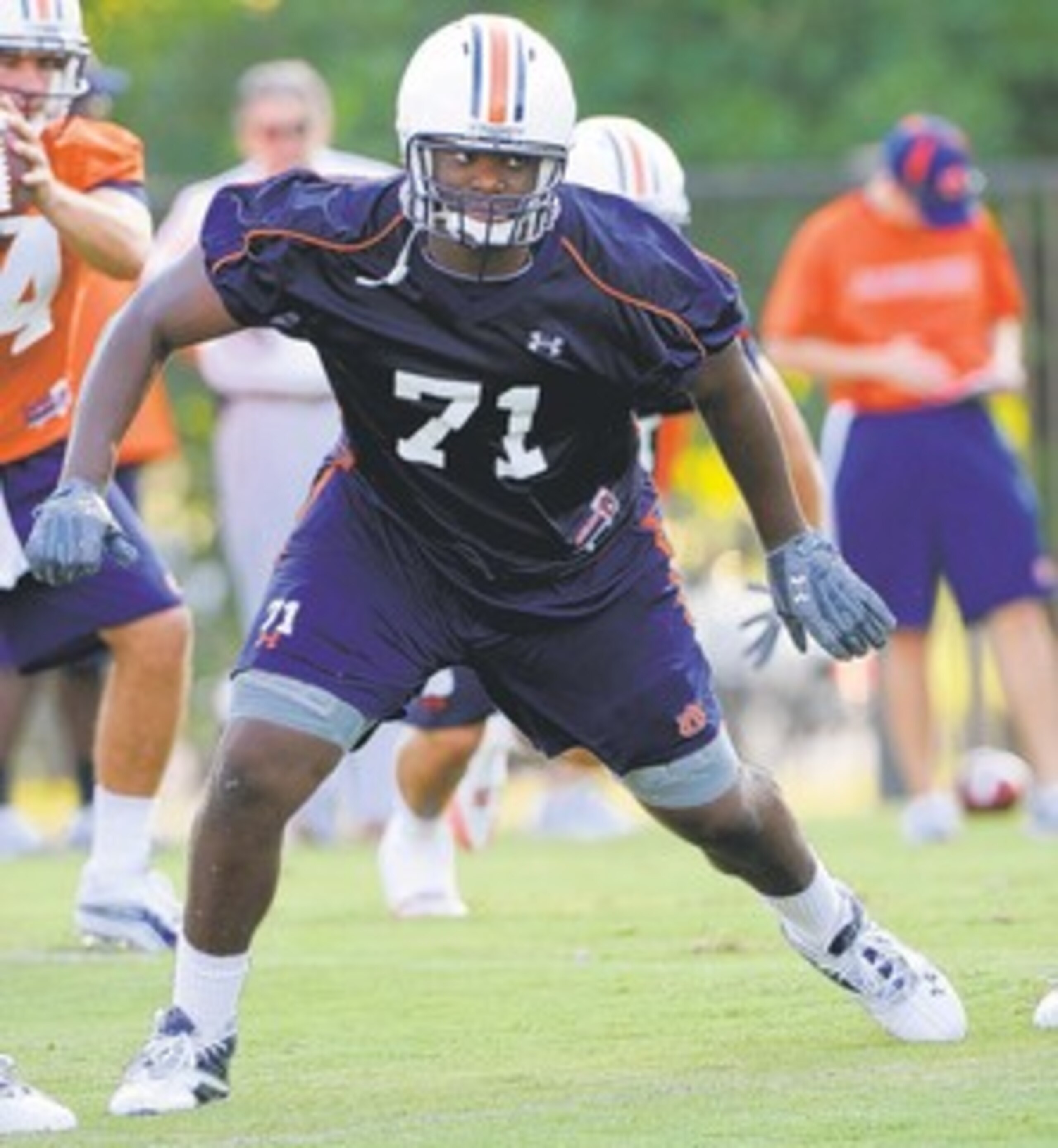 Auburn Offensive Lineman John Sullen Auburn Offensive Lineman John Sullen