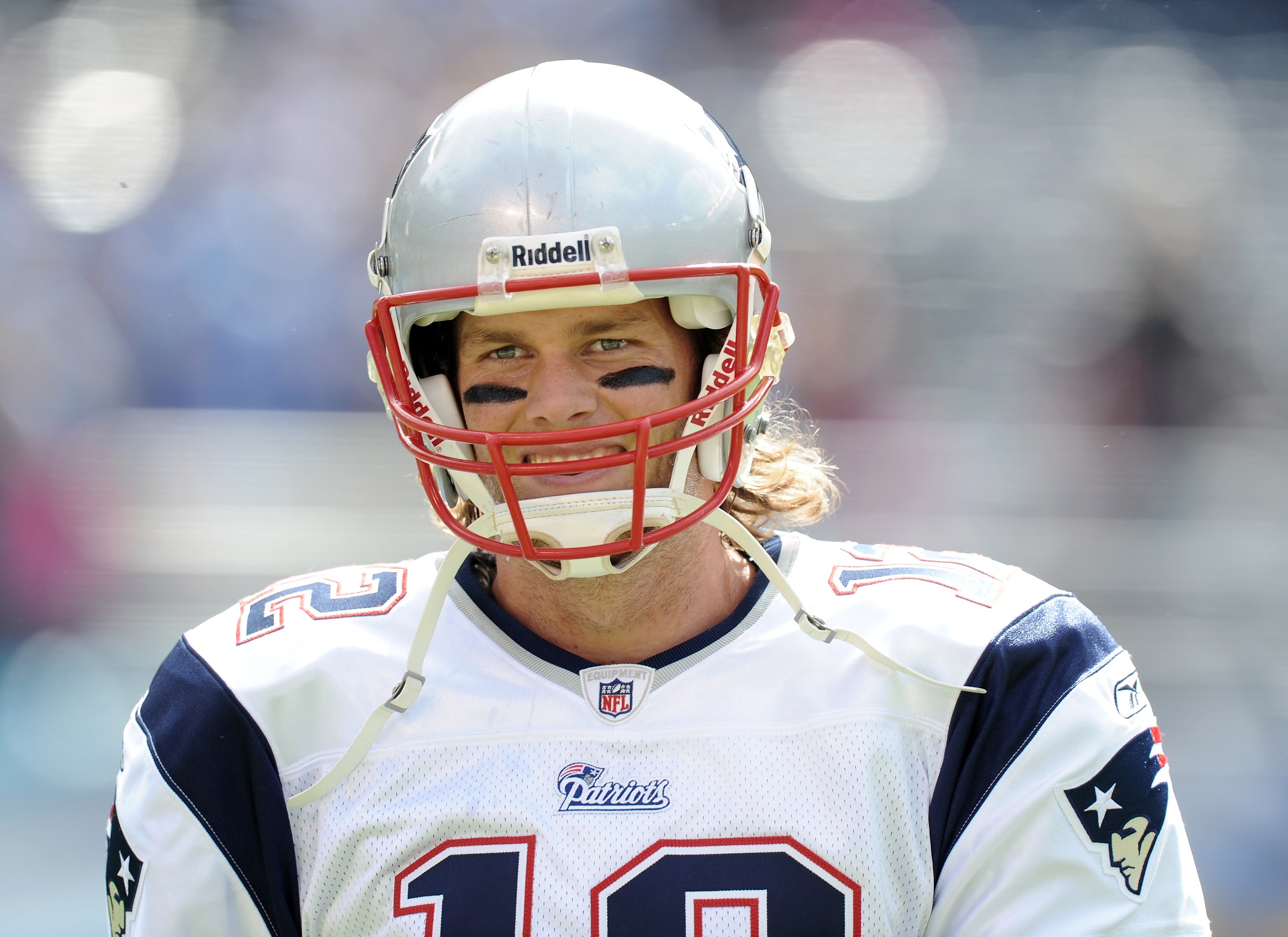 SAN DIEGO - OCTOBER 24:  Tom Brady #12 of the New England Patriots during warm up against the San Diego Chargers at Qualcomm Stadium on October 24, 2010 in San Diego, California.  (Photo by Harry How/Getty Images)