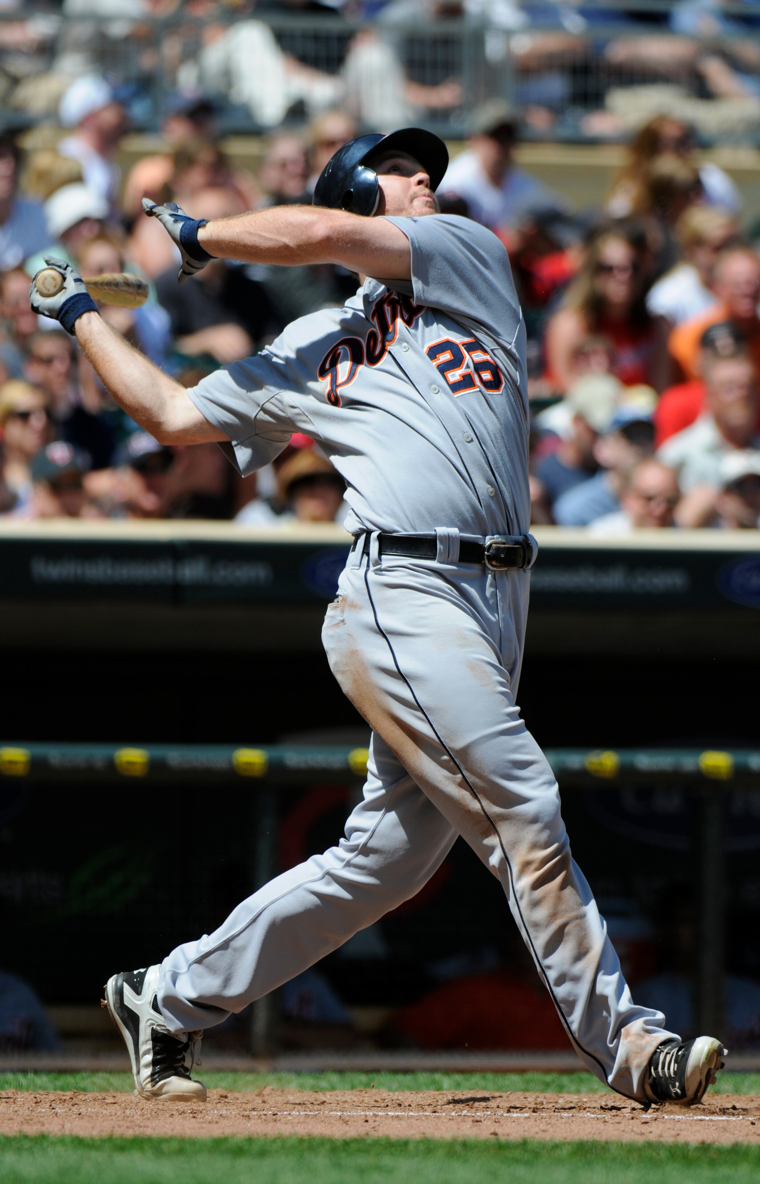 MINNEAPOLIS, MN - JUNE 30: Brennan Boesch #26 of the Detroit Tigers bats in the ninth inning against the Minnesota Twins during their game on June 30, 2010 at Target Field in Minneapolis, Minnesota. Twins won 5-1. (Photo by Hannah Foslien /Getty Images)