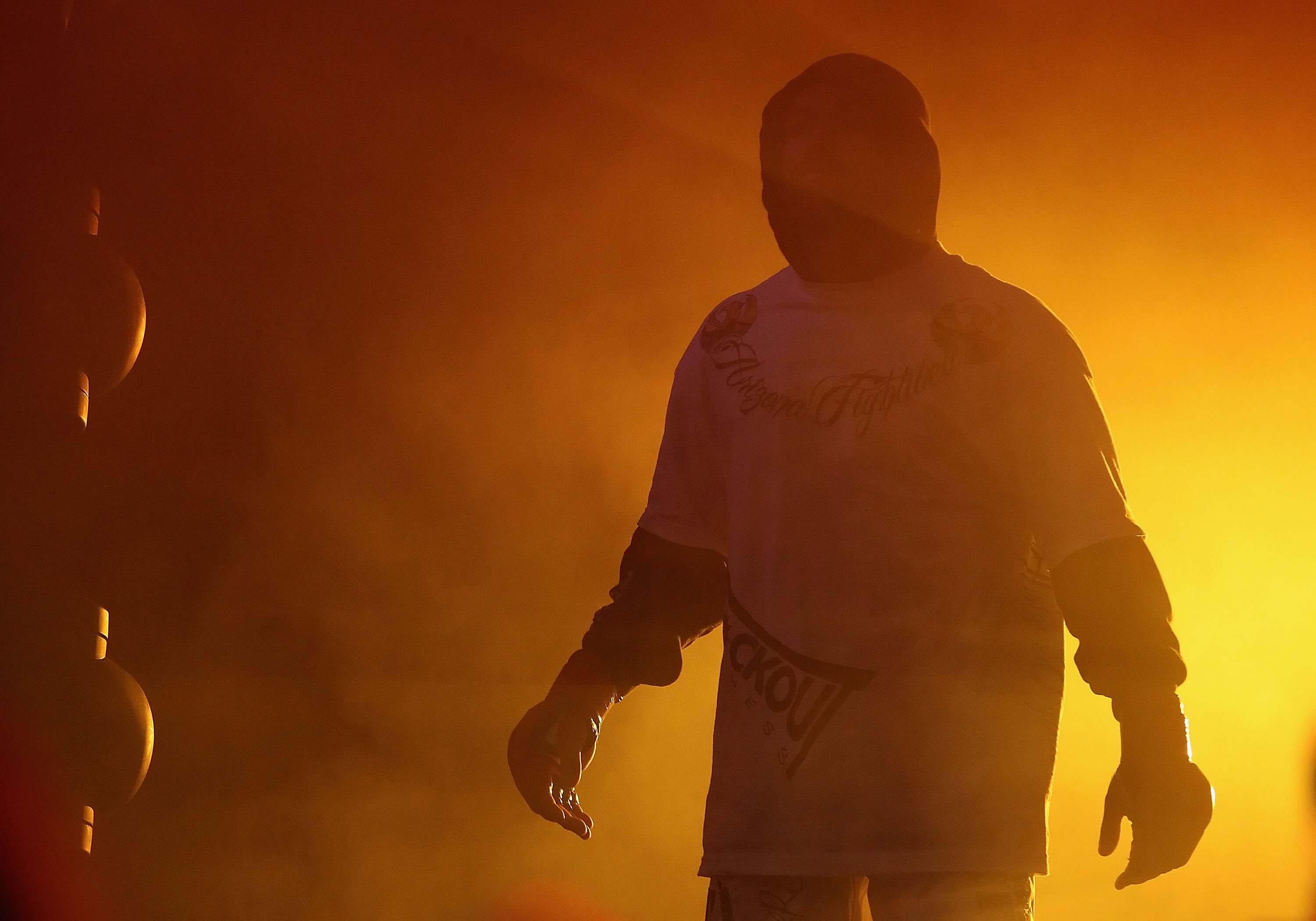 PHOENIX - AUGUST 13:  Jason Richey is introduced to the Strikeforce Challengers Undercard bout at Dodge Theater on August 13, 2010 in Phoenix, Arizona.  (Photo by Christian Petersen/Getty Images)