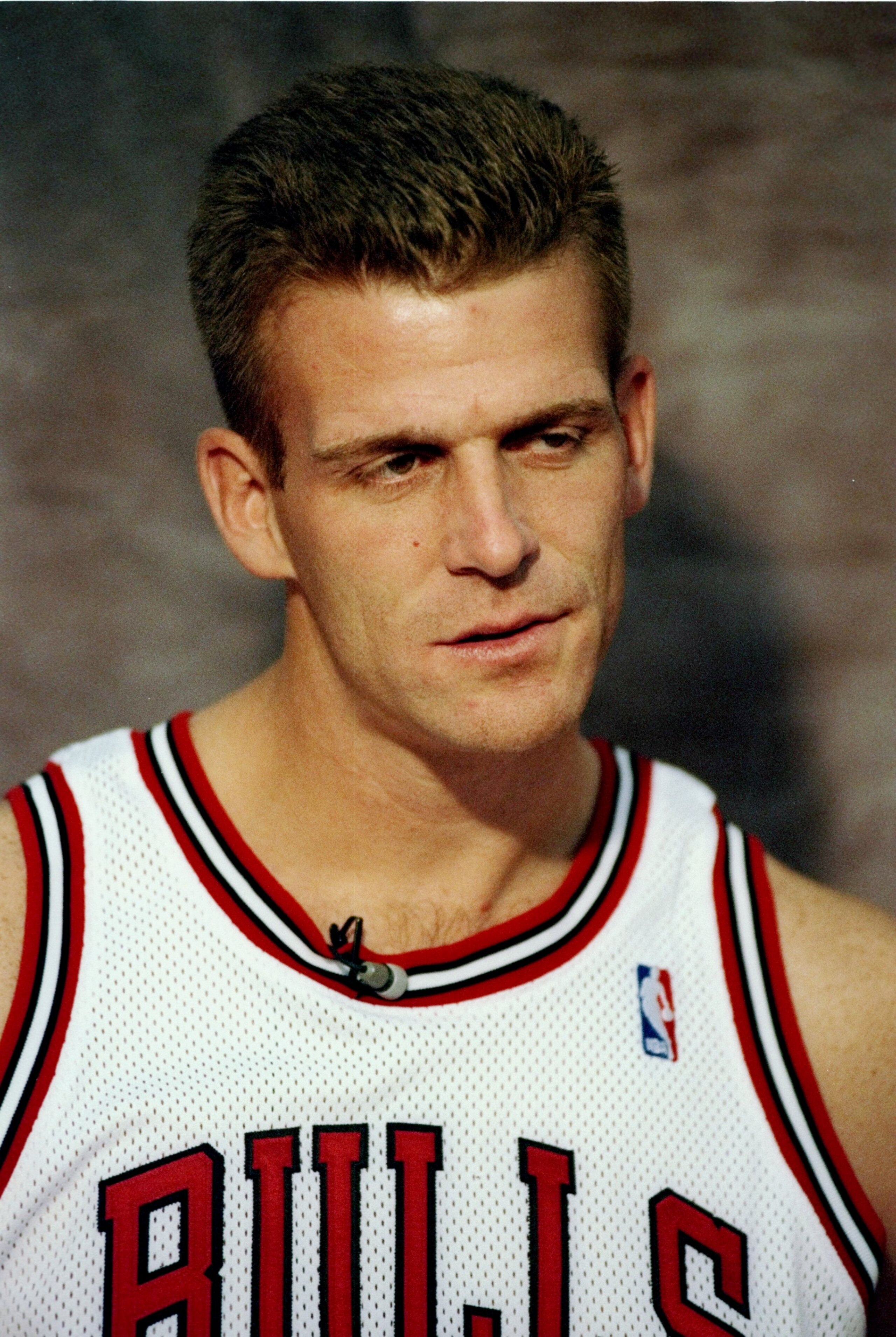 2 Oct 1997: Center Joe Kleine of the Chicago Bulls speaks to the press during the Bulls Media Day at the Berto Practice Center in Deerfield, Illinois. Mandatory Credit: Jonathan Daniel /Allsport 2 Oct 1997: Center Joe Kleine of the Chicago Bulls speaks to the press during the Bulls Media Day at the Berto Practice Center in Deerfield, Illinois. Mandatory Credit: Jonathan Daniel /Allsport