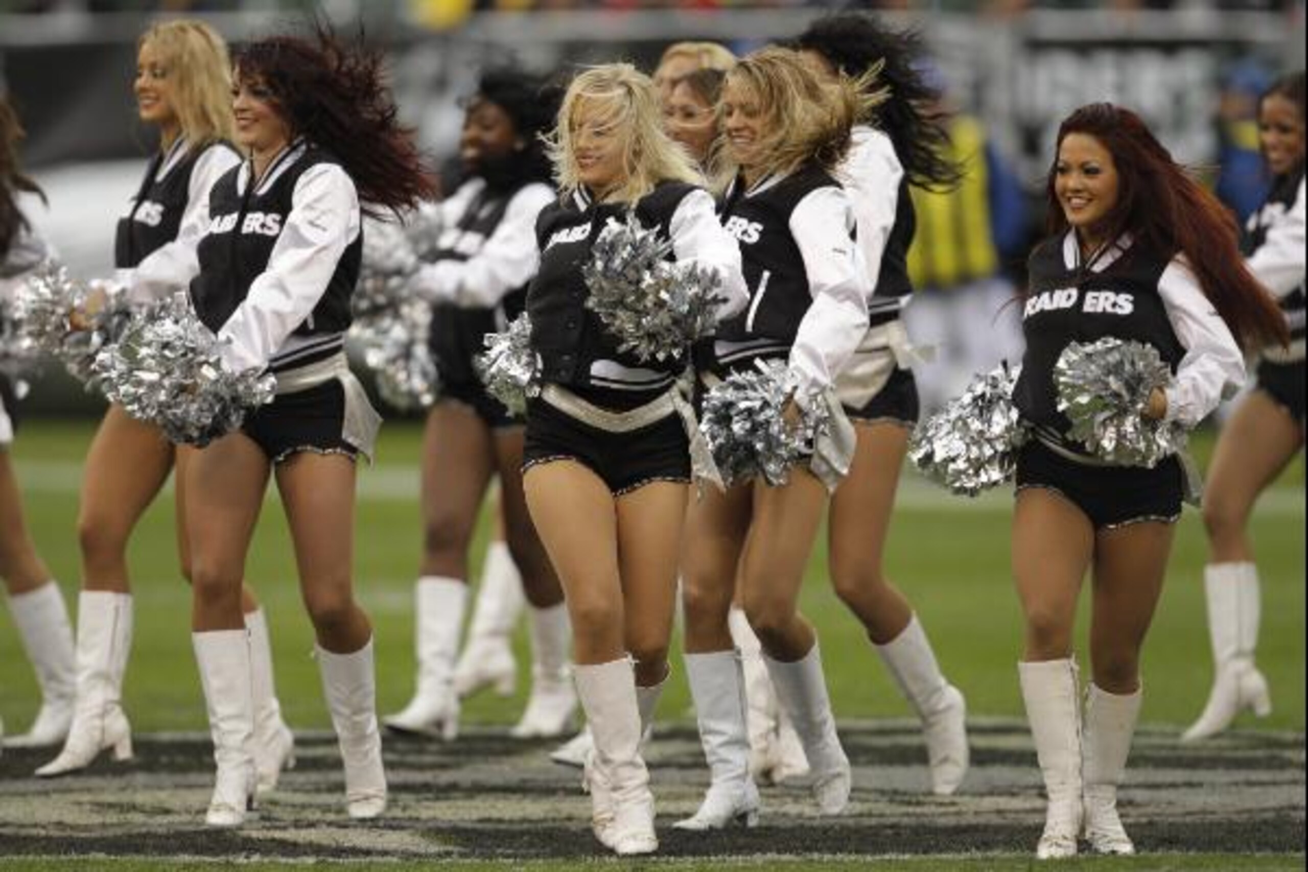 The Raiderettes finally have reason to smile and cheer!