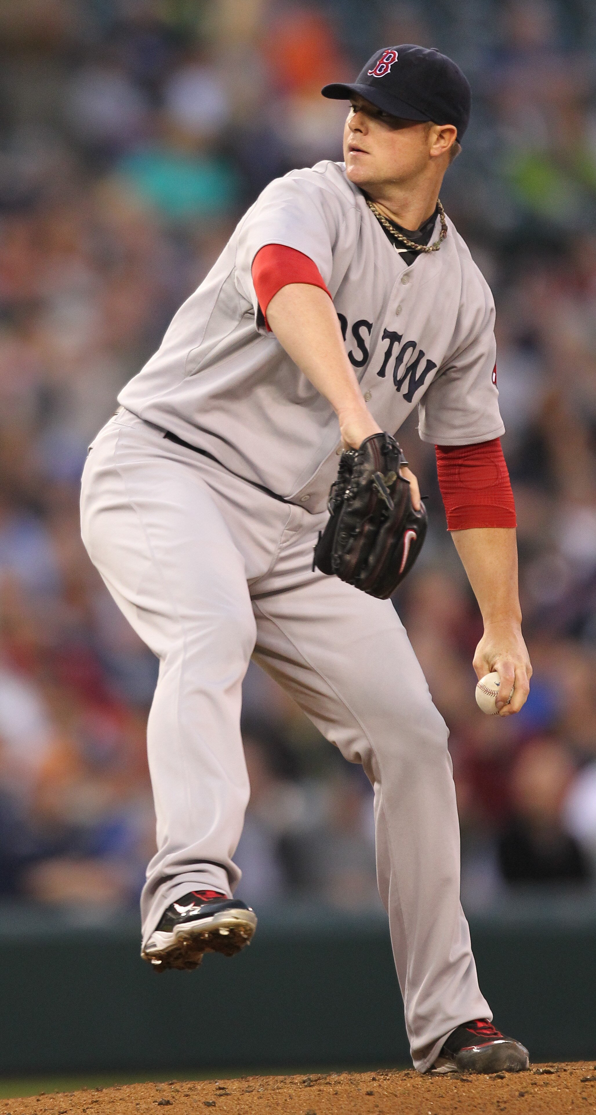 SEATTLE - SEPTEMBER 13: Starter Jon Lester #31 of the Boston Red Sox pitches against the Seattle Mariners at Safeco Field on September 13, 2010 in Seattle, Washington. (Photo by Otto Greule Jr/Getty Images) SEATTLE - SEPTEMBER 13: Starter Jon Lester #31 of the Boston Red Sox pitches against the Seattle Mariners at Safeco Field on September 13, 2010 in Seattle, Washington. (Photo by Otto Greule Jr/Getty Images)