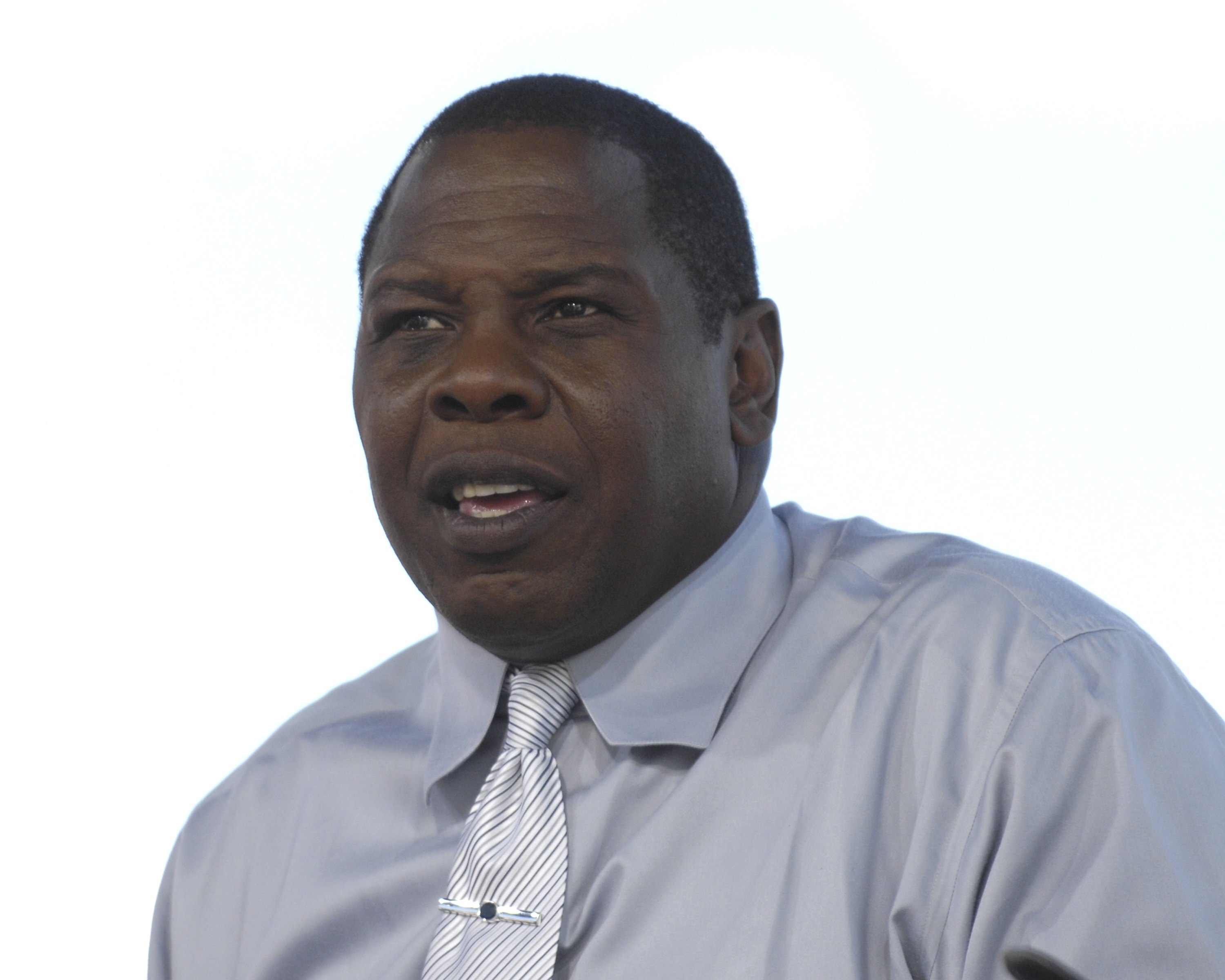 CANTON, OH - AUGUST 2: Tom Jackson of ESPN comments during  Class of 2008 Pro Football Hall of Fame Enshrinement Ceremonies at Fawcett Stadium on August 2, 2008 in Canton, Ohio.   (Photo by Al Messerschmidt/Getty Images)