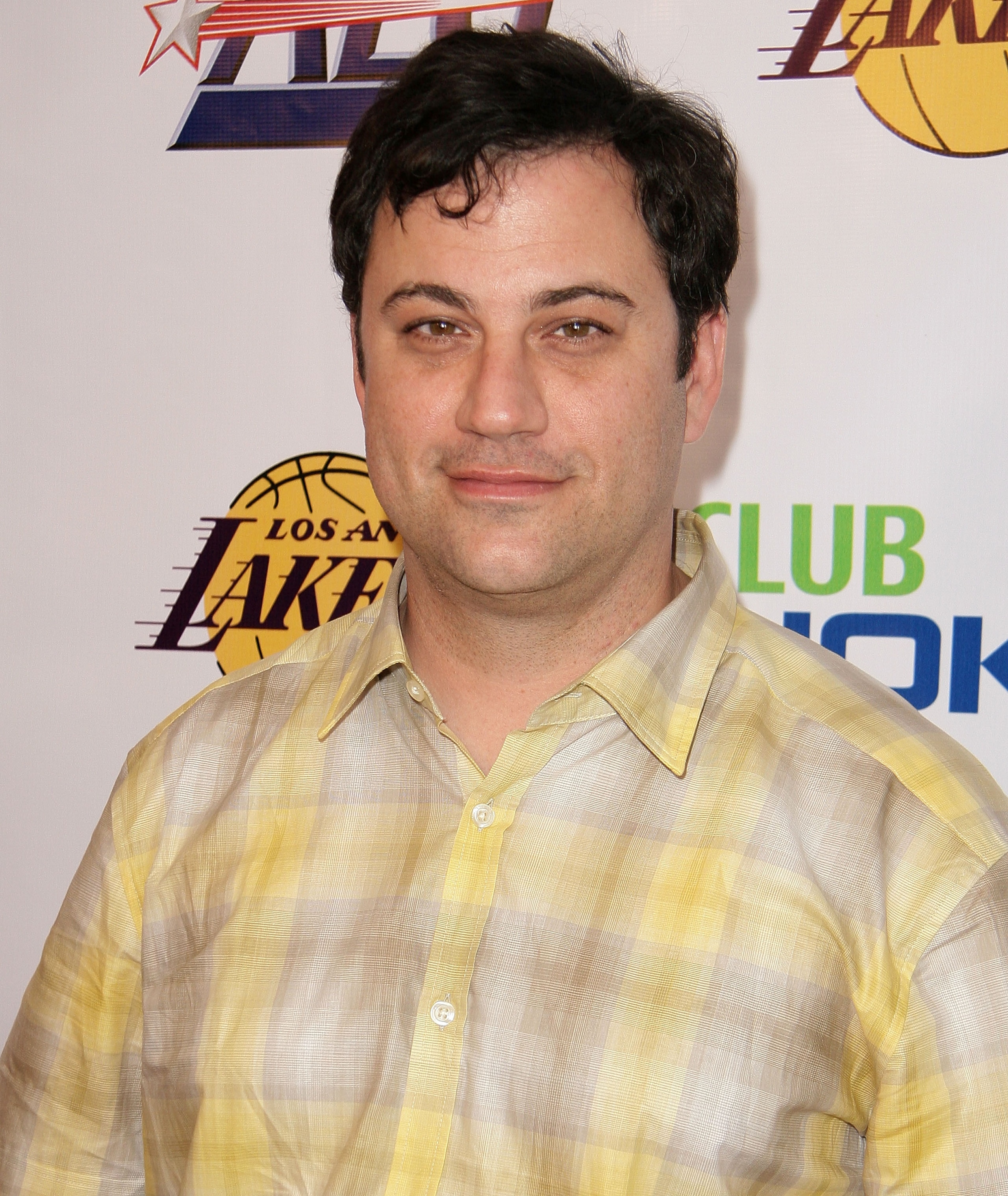LOS ANGELES, CA - JUNE 18:  TV host Jimmy Kimmel arrives at the Los Angeles Laker's official championship victory party at Club Nokia on June 18, 2009 in Los Angeles, California.  (Photo by Alberto E. Rodriguez/Getty Images)