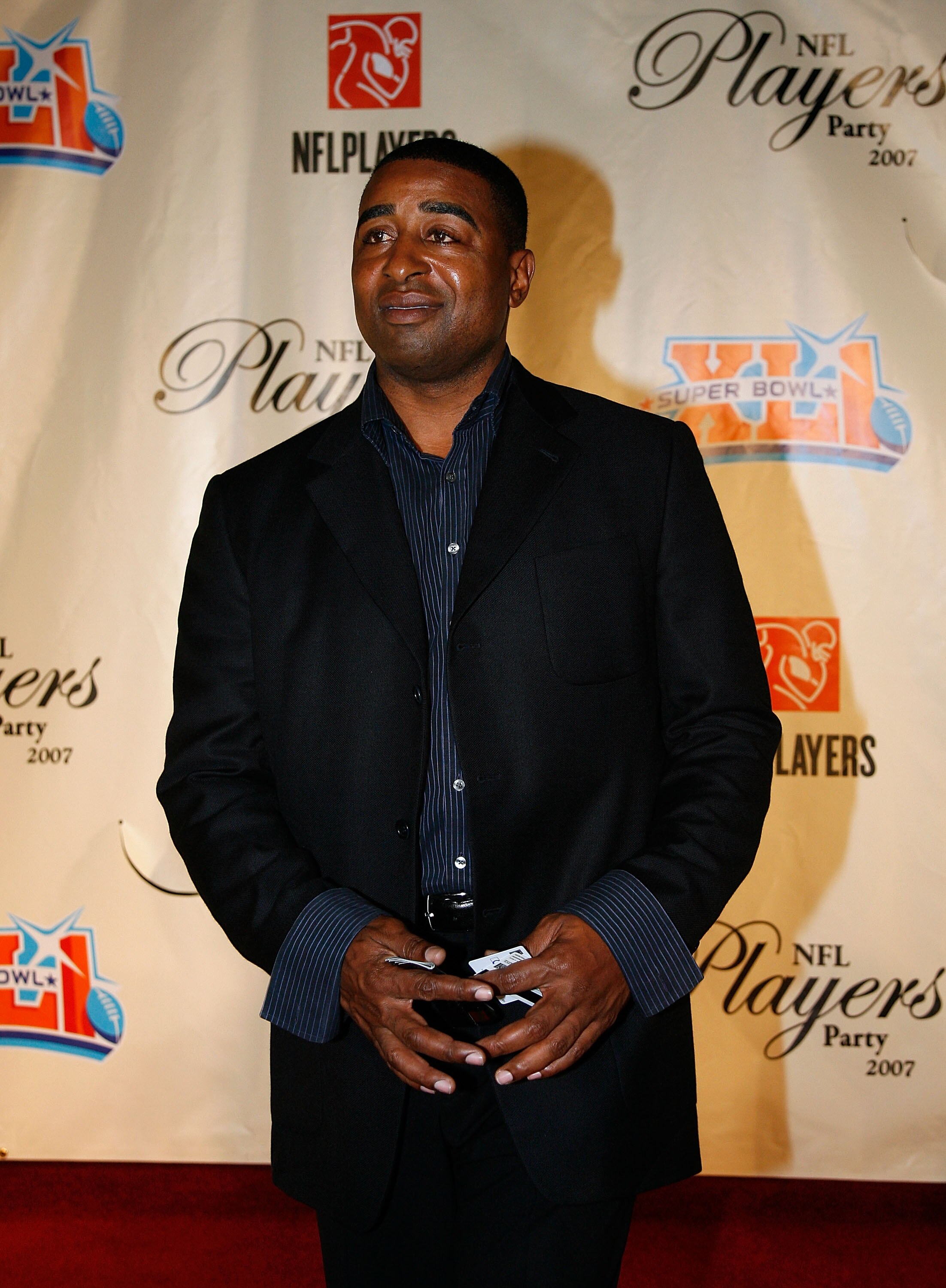 MIAMI - FEBRUARY 2:  Former NFL player Cris Carter arrives for the 2007 NFL Players Party hosted by The NFL Players Association and PLAYERS INC during Super Bowl XLI weekend February 2, 2007 at the American Airlines Arena in Miami, Florida. (Photo by Tom