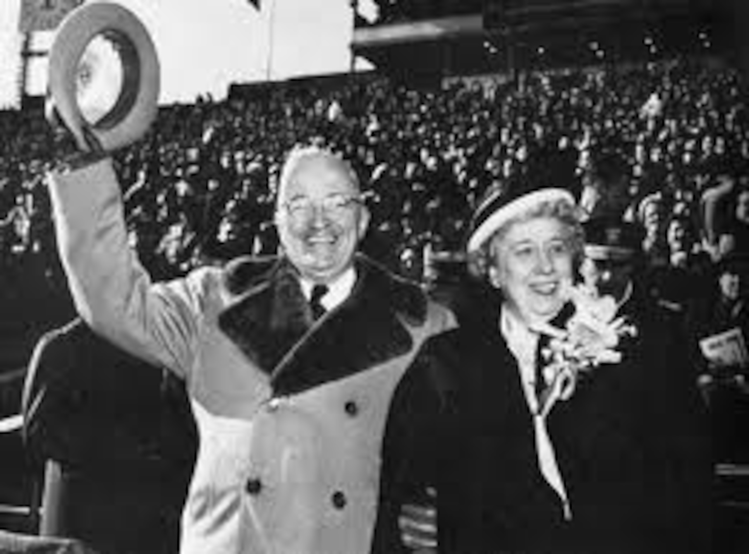 President Harry Truman at the 1950 Army/Navy game