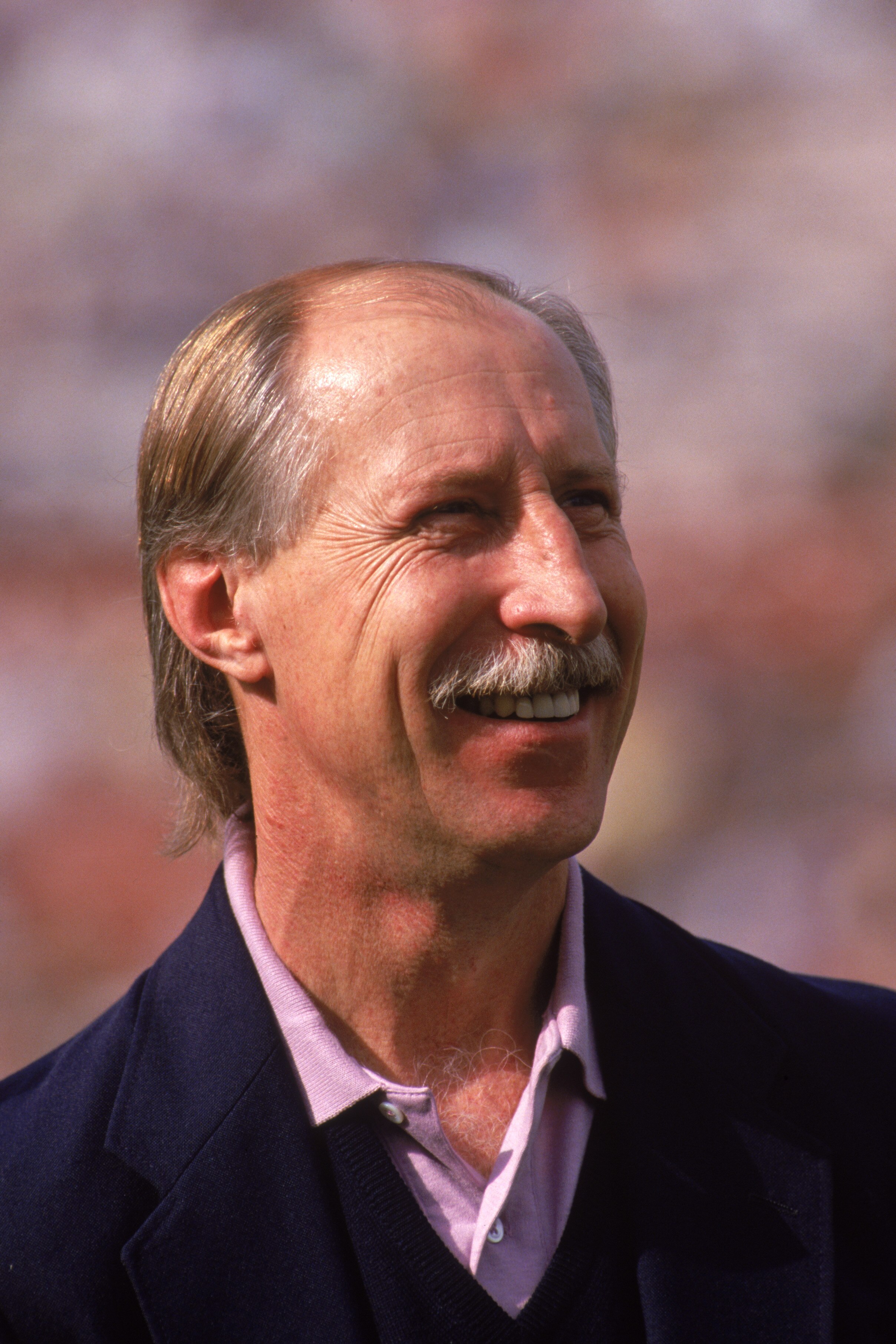 LOS ANGELES - DECEMBER 4:  Hall of Fame wide receiver and former Raider, Fred Biletnikoff, attends a game between the Denver Broncos and the Los Angeles Raiders at the Los Angeles Memorial Coliseum on December 4, 1988 in Los Angeles, California.  The Raid