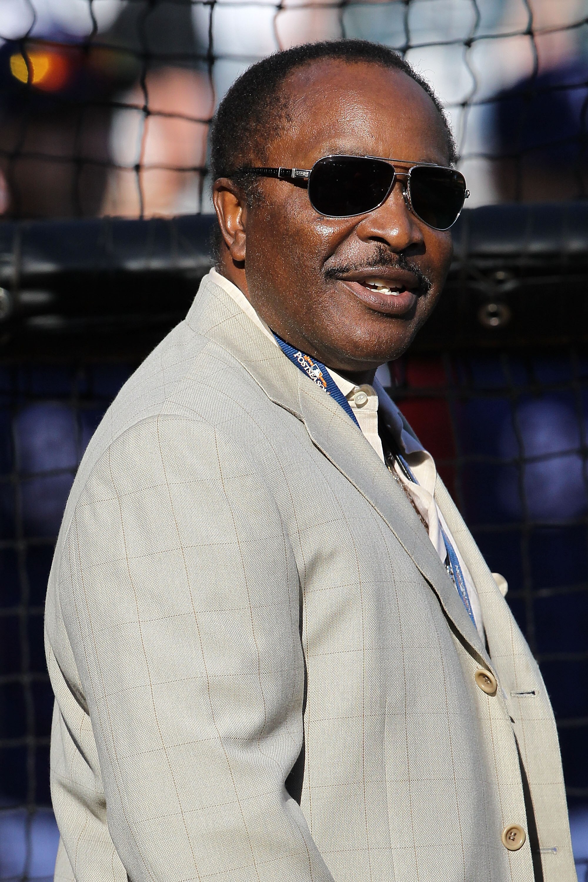 ARLINGTON, TX - NOVEMBER 01:  Baseball Hall of Famer and current ESPN baseball analyst Joe Morgan looks on during batting practice priot to the Texas Rangers playing against the San Francisco Giants in Game Five of the 2010 MLB World Series at Rangers Bal