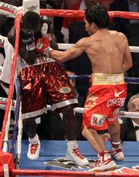 “Pacmans” blistering speed proved to be far too much for Joshua Clottey and could again prove to be the major factor against Margarito
