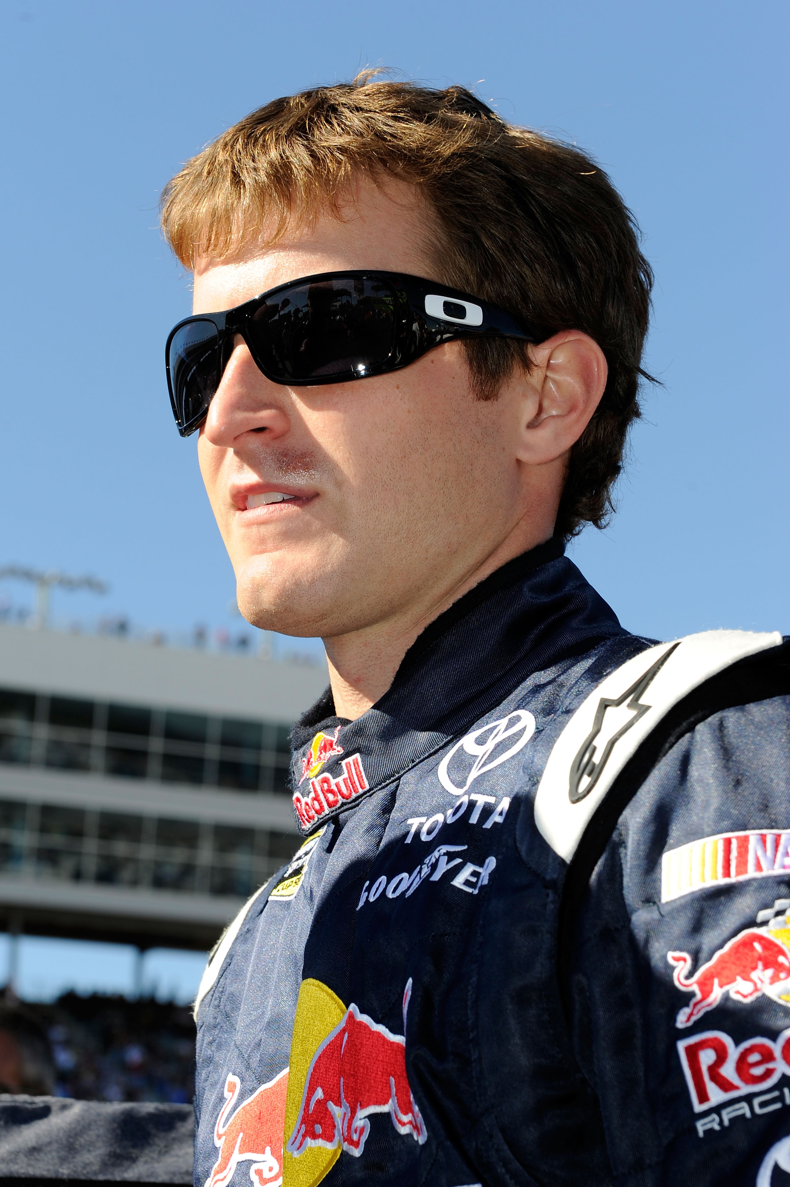 FORT WORTH, TX - NOVEMBER 07: Kasey Kahne, driver of the #83 Red Bull Toyota, stands on the grid prior to the NASCAR Sprint Cup Series AAA Texas 500 at Texas Motor Speedway on November 7, 2010 in Fort Worth, Texas. (Photo by John Harrelson/Getty Images FORT WORTH, TX - NOVEMBER 07: Kasey Kahne, driver of the #83 Red Bull Toyota, stands on the grid prior to the NASCAR Sprint Cup Series AAA Texas 500 at Texas Motor Speedway on November 7, 2010 in Fort Worth, Texas. (Photo by John Harrelson/Getty Images