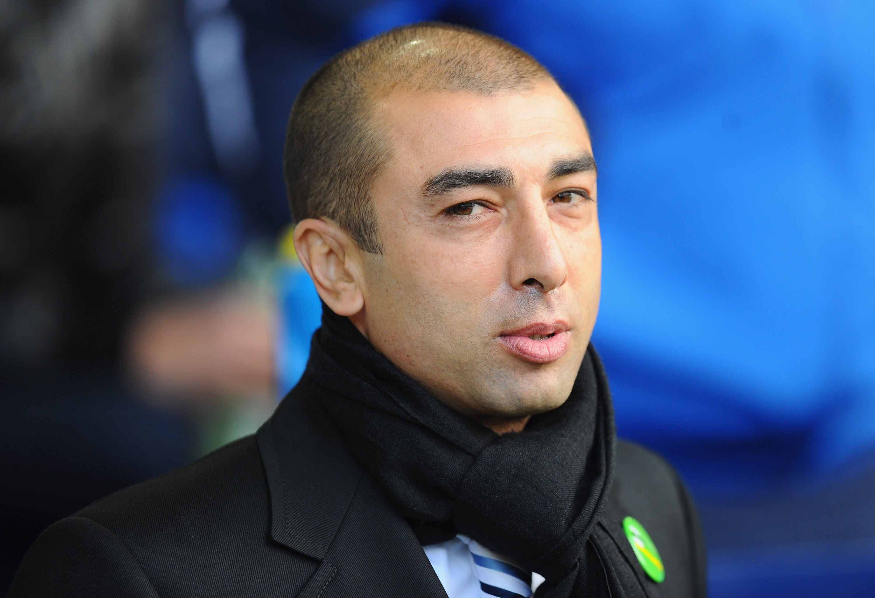 WEST BROMWICH, ENGLAND - OCTOBER 23: West Brom manager Roberto Di Matteo looks on during the Barclays Premier League match between West Bromwich Albion and Fulham at The Hawthorns on October 23, 2010 in West Bromwich, England. (Photo by Mike Hewitt/Gett WEST BROMWICH, ENGLAND - OCTOBER 23: West Brom manager Roberto Di Matteo looks on during the Barclays Premier League match between West Bromwich Albion and Fulham at The Hawthorns on October 23, 2010 in West Bromwich, England. (Photo by Mike Hewitt/Gett
