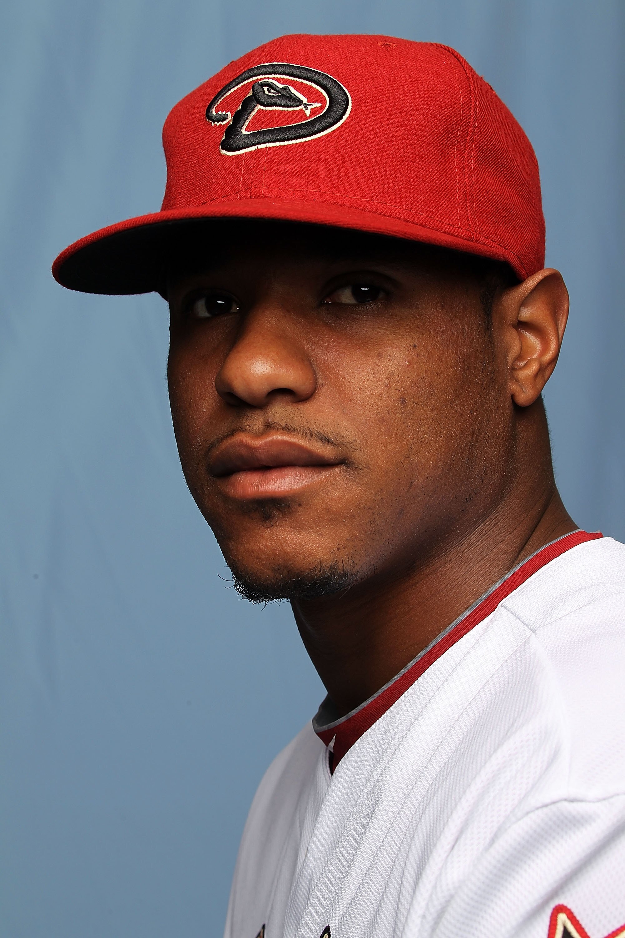 TUCSON, AZ - FEBRUARY 27:  Edwin Jackson of the Arizona Diamondbacks poses for a photo during Spring Training Media Photo Day at Tucson Electric Park on February 27, 2010 in Tucson, Arizona.  (Photo by Ronald Martinez/Getty Images)