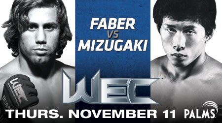 Urijah Faber vs. Takeya Mizugaki is the WEC 52 main event