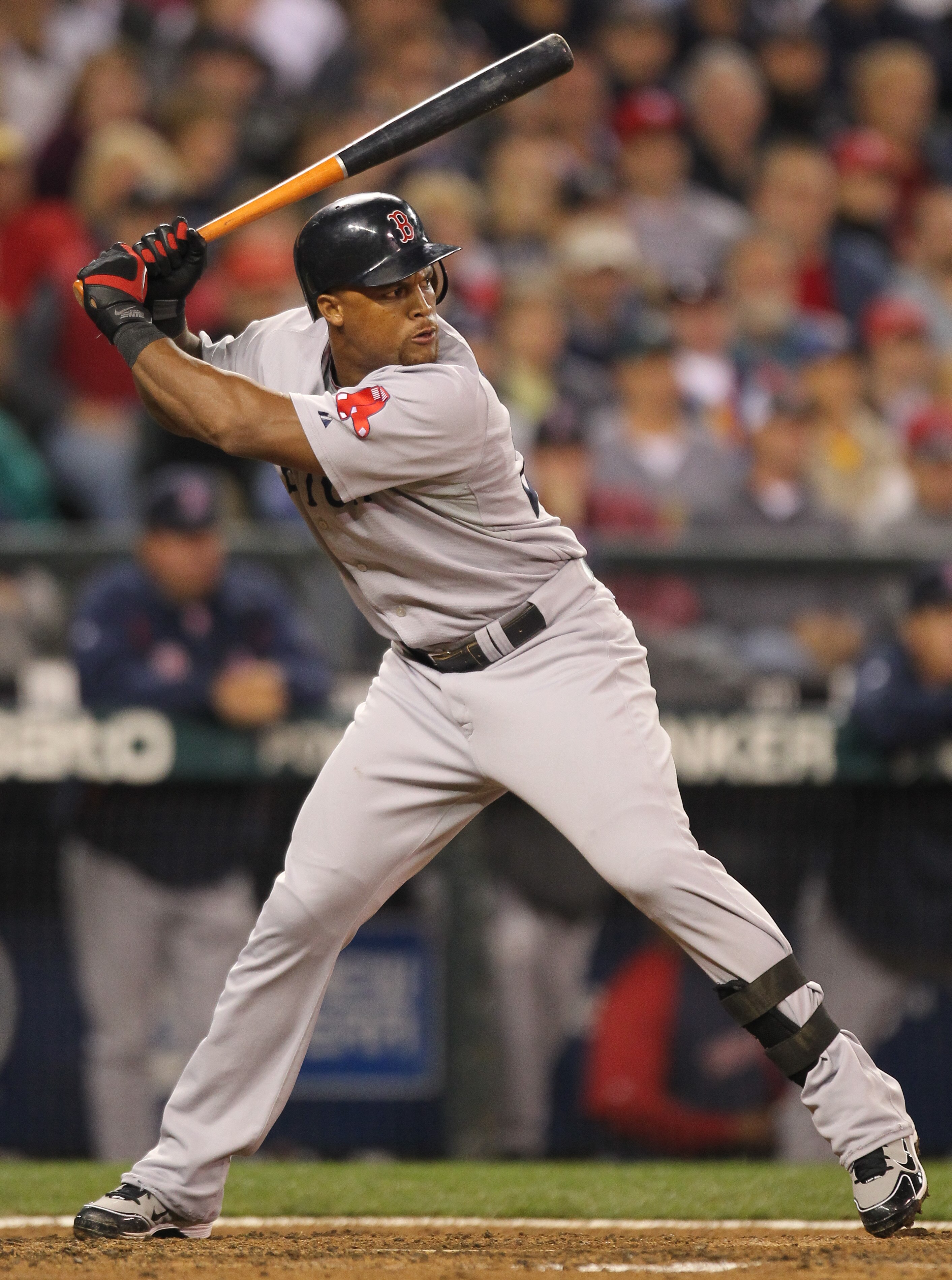 SEATTLE - SEPTEMBER 13:  Adrian Beltre #29 of the Boston Red Sox bats against the Seattle Mariners at Safeco Field on September 13, 2010 in Seattle, Washington. (Photo by Otto Greule Jr/Getty Images)