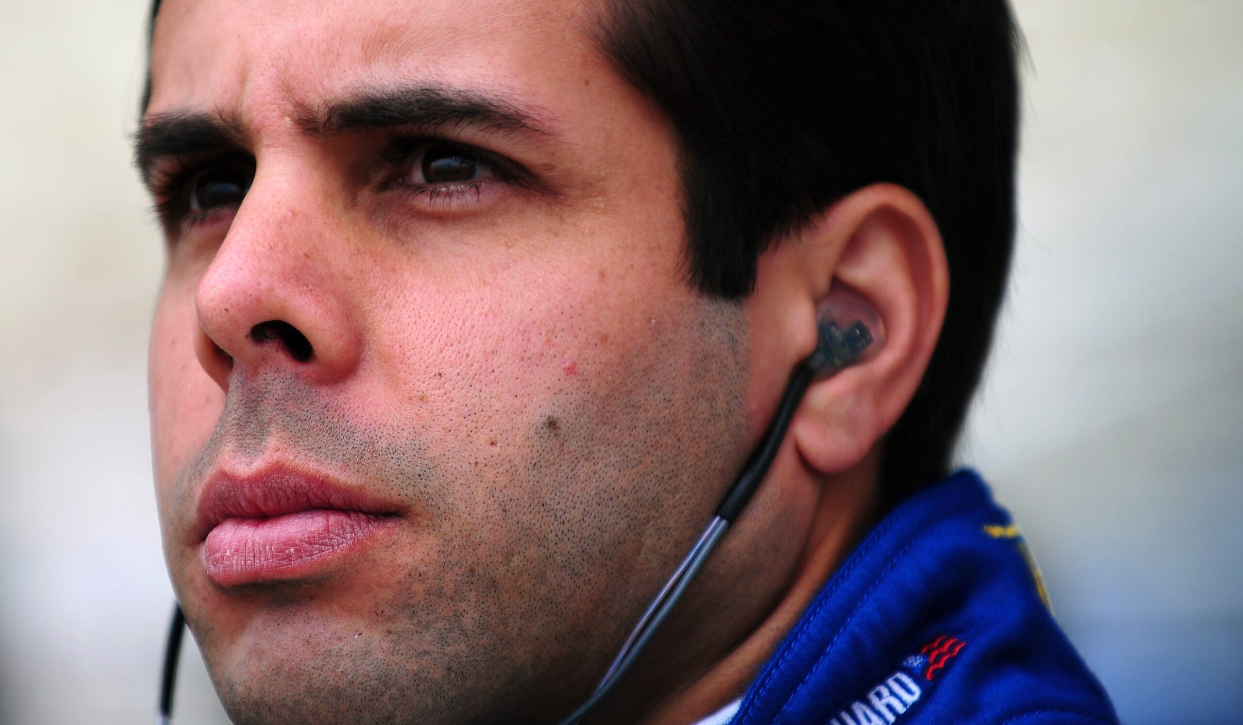 SONOMA, CA - AUGUST 23:  Vitor Meira of Brazil driver of the #4 Panther Racing Dallara Honda gets ready for practice for the IndyCar Series PEAK Antifreeze & Motor Oil Indy Grand Prix of Sonoma County at the Infineon Raceway on August 23, 2008 in Sonoma,
