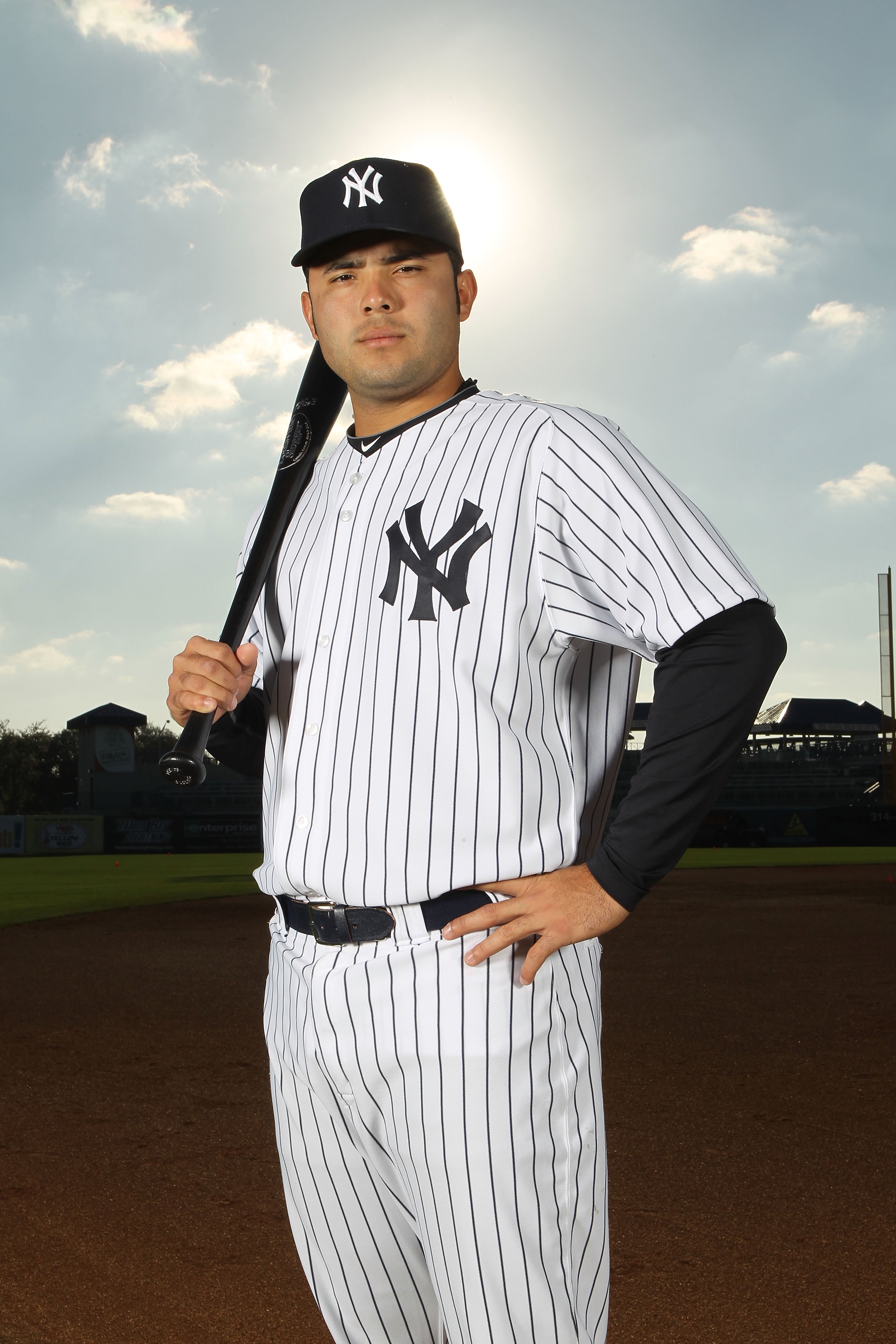 TAMPA, FL - FEBRUARY 25:  Jesus Montero #83 of the New York Yankees poses for a photo during Spring Training Media Photo Day at George M. Steinbrenner Field on February 25, 2010 in Tampa, Florida.  (Photo by Nick Laham/Getty Images)