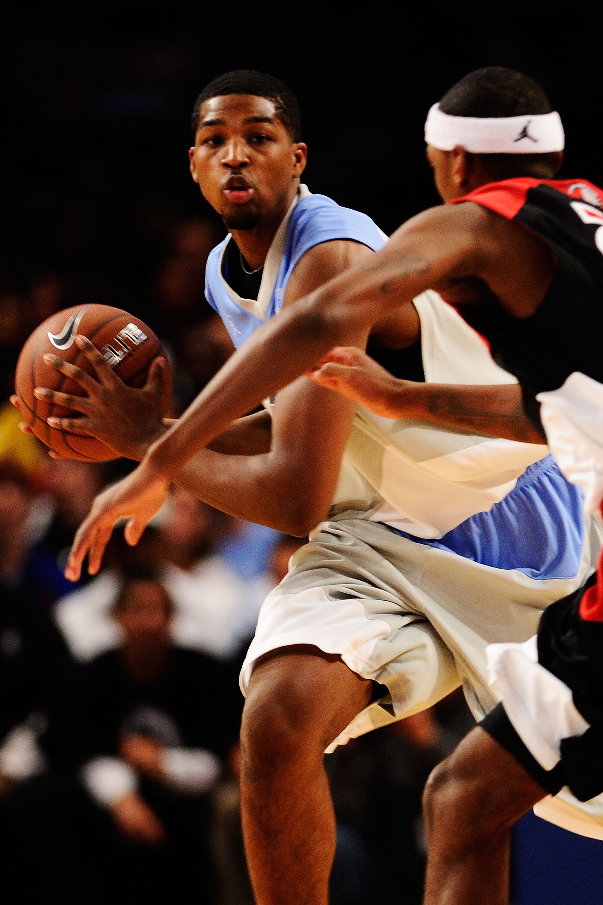 NEW YORK - APRIL 17:  Tristan Thompson #13 of West Team heads up court during the National Game at the 2010 Jordan Brand classic at Madison Square Garden on April 17, 2010 in New York City.  (Photo by Jeff Zelevansky/Getty Images for Jordan Brand Classic)