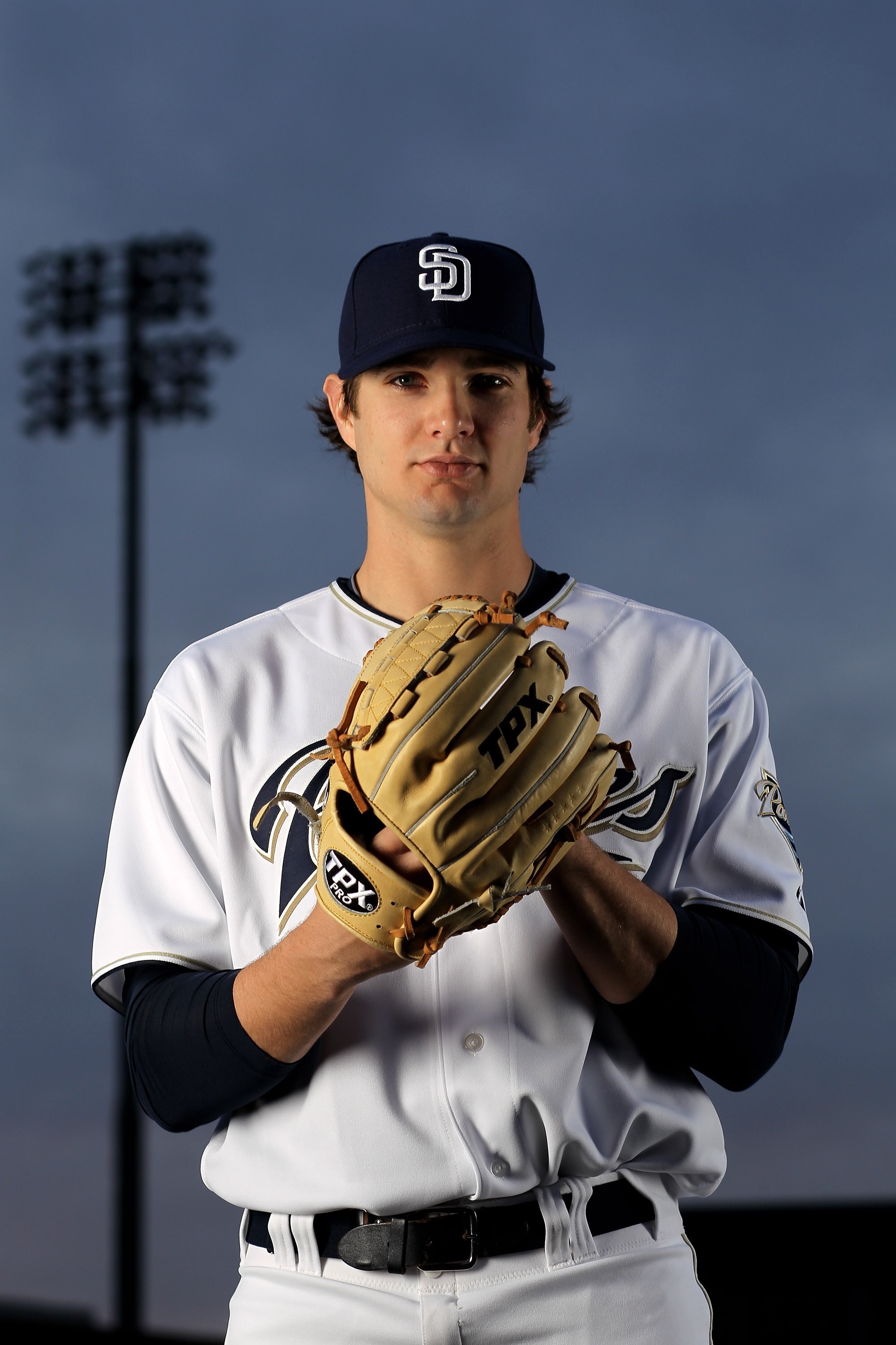 PEORIA, AZ - FEBRUARY 27:  Cory Luebke of the San Diego Padres poses during photo media day at the Padres spring training complex on February 27, 2010 in Peoria, Arizona.  (Photo by Ezra Shaw/Getty Images)