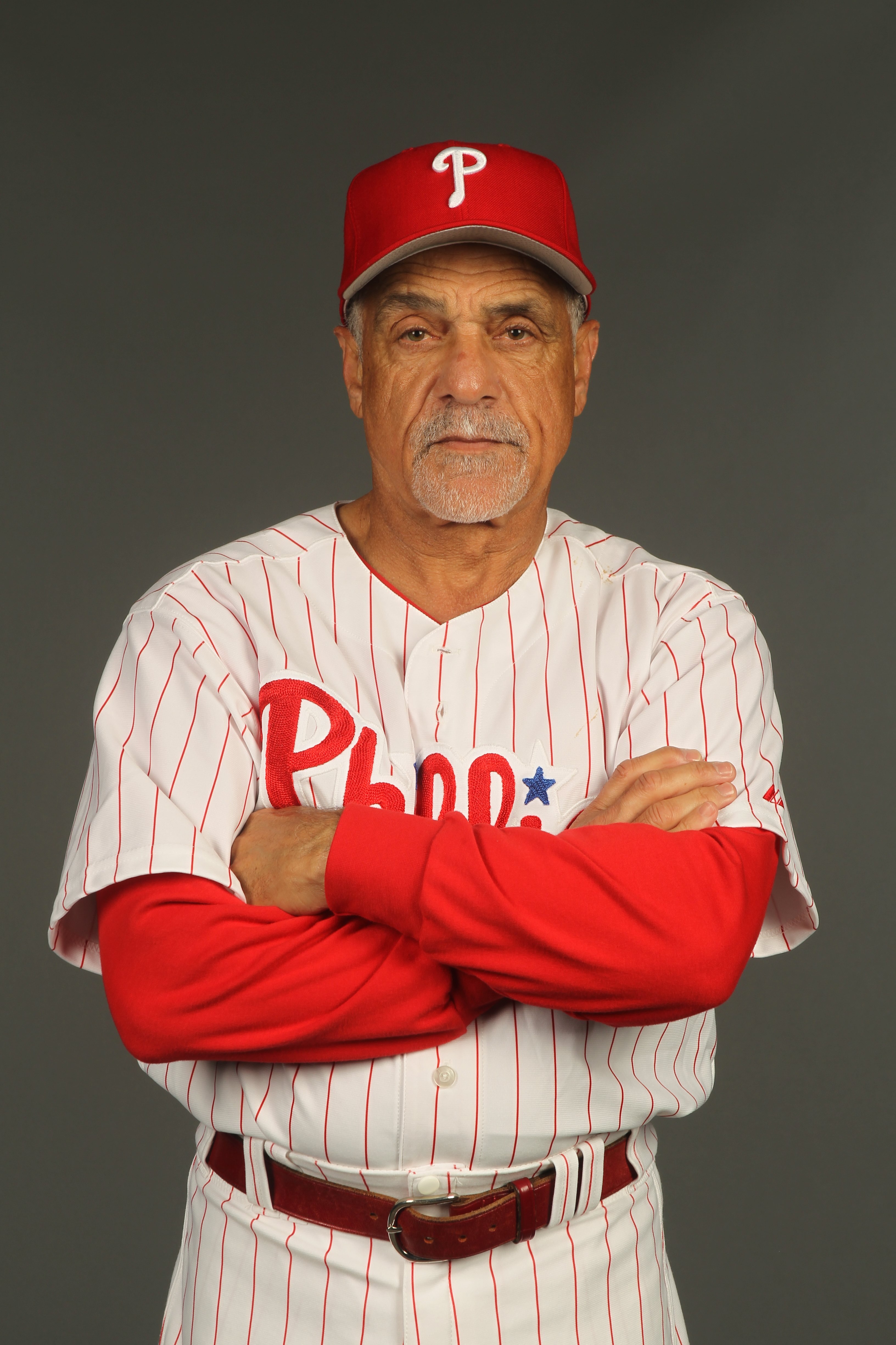 CLEARWATER, FL - FEBRUARY 24:  Davey Lopes #15 of the Philadelphia Phillies poses for a photo during Spring Training Media Photo Day at Bright House Networks Field on February 24, 2010 in Clearwater, Florida.  (Photo by Nick Laham/Getty Images)