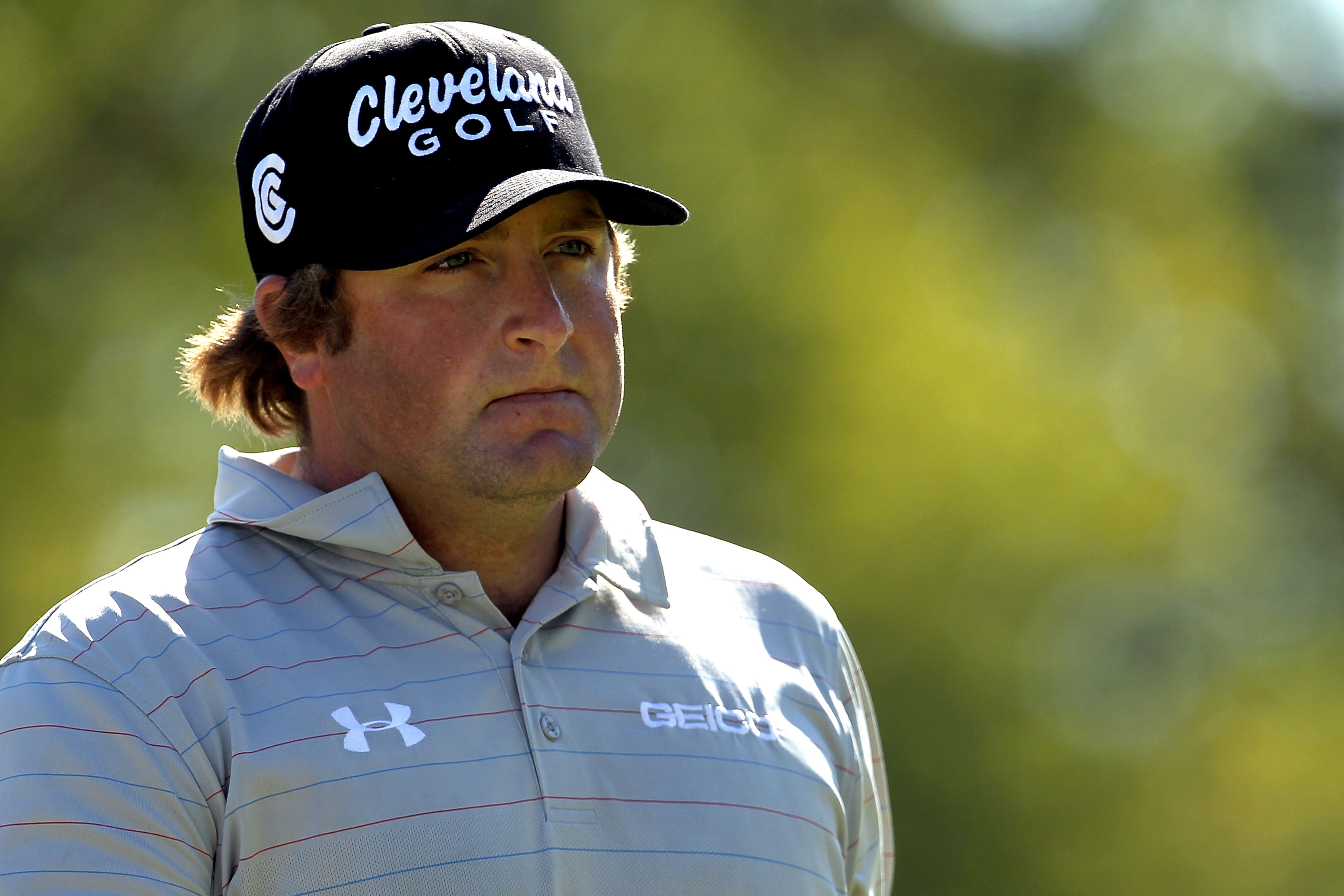 NORTON, MA - SEPTEMBER 04:  Steve Marino looks on from the 17th hole during the second round of the Deutsche Bank Championship at TPC Boston on September 4, 2010 in Norton, Massachusetts.  (Photo by Mike Ehrmann/Getty Images)