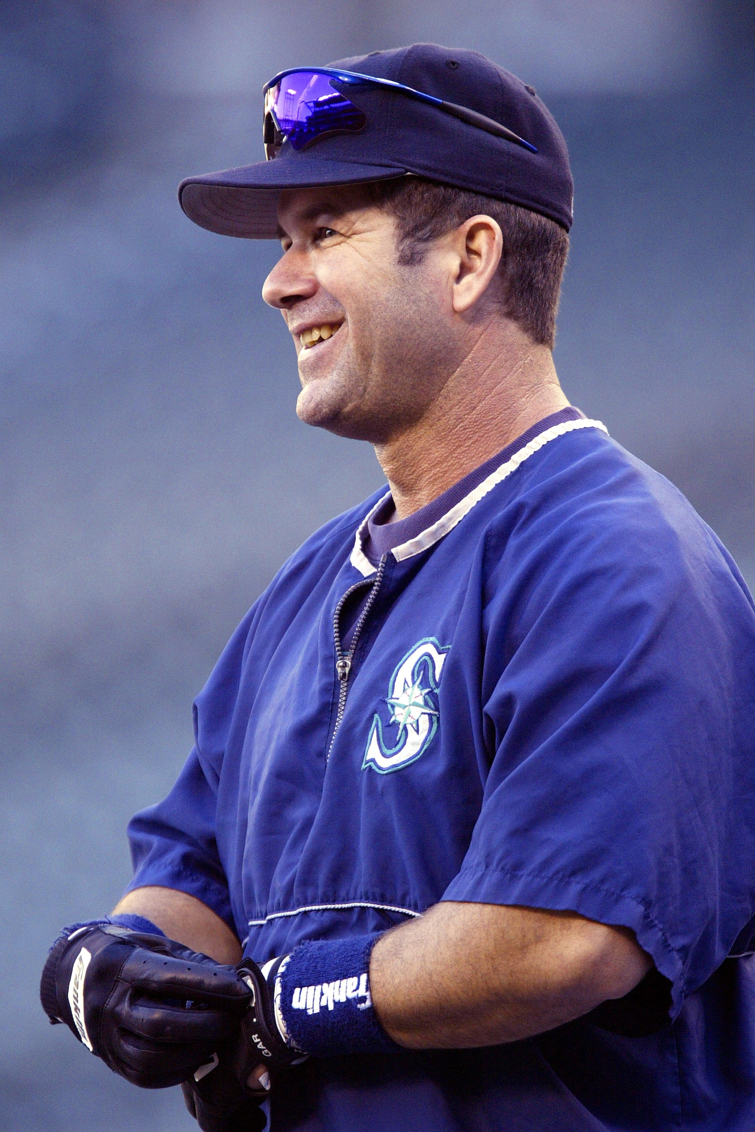 SEATTLE - OCTOBER 1: Designated hitter Edgar Martinez #11 of the Seattle Mariners smiles during practice for the game against the Texas Rangers on October 1 2004 at Safeco Field in Seattle, Washington. Edgar Martinez plans to retire at the end of the sea SEATTLE - OCTOBER 1: Designated hitter Edgar Martinez #11 of the Seattle Mariners smiles during practice for the game against the Texas Rangers on October 1 2004 at Safeco Field in Seattle, Washington. Edgar Martinez plans to retire at the end of the sea