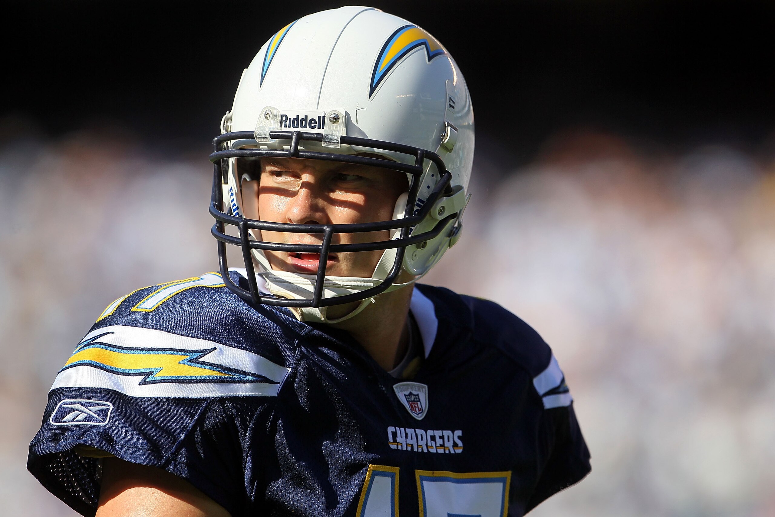 SAN DIEGO - OCTOBER 31:  Quarterback Philip Rivers #17 of the San Diego Chargers plays in the game against the Tennessee Titans at Qualcomm Stadium on October 31, 2010 in San Diego, California. The Chargers defeated the Titans 33-25.  (Photo by Jeff Gross