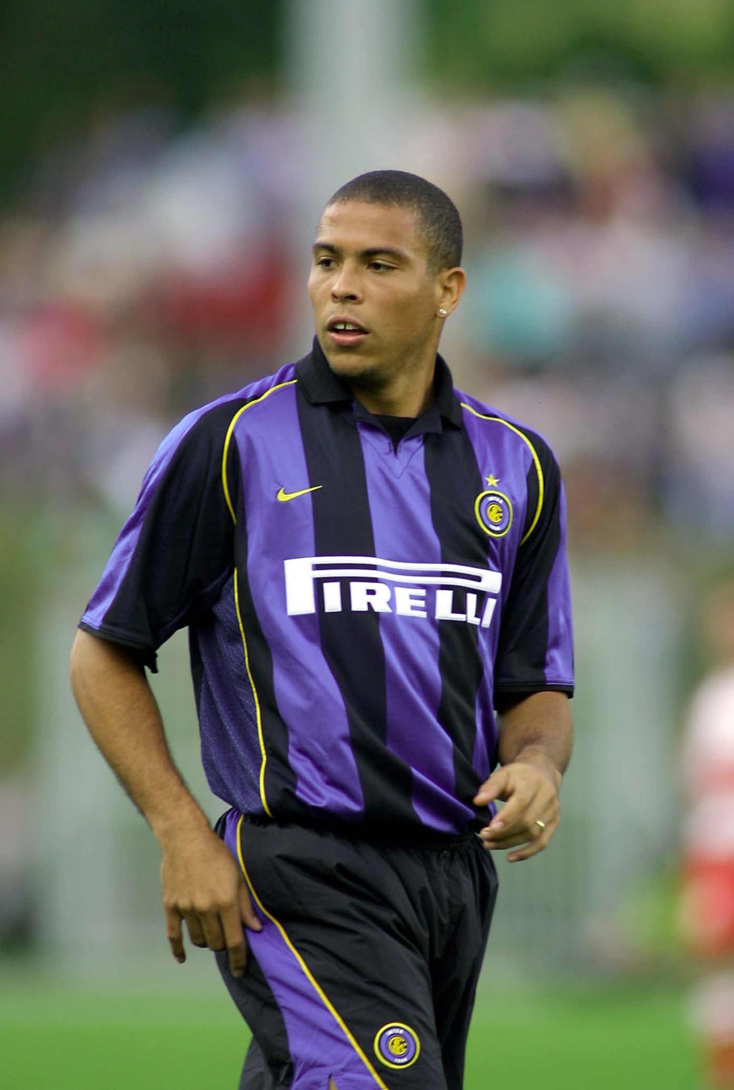 23 Jul 2001: Ronaldo of Inter Milan in action during a preseason match played between Inter Milan and Bormiese in Bormio Italy. DIGITAL IMAGE Mandatory Credit: Grazia Neri/ALLSPORT 23 Jul 2001: Ronaldo of Inter Milan in action during a preseason match played between Inter Milan and Bormiese in Bormio Italy. DIGITAL IMAGE Mandatory Credit: Grazia Neri/ALLSPORT