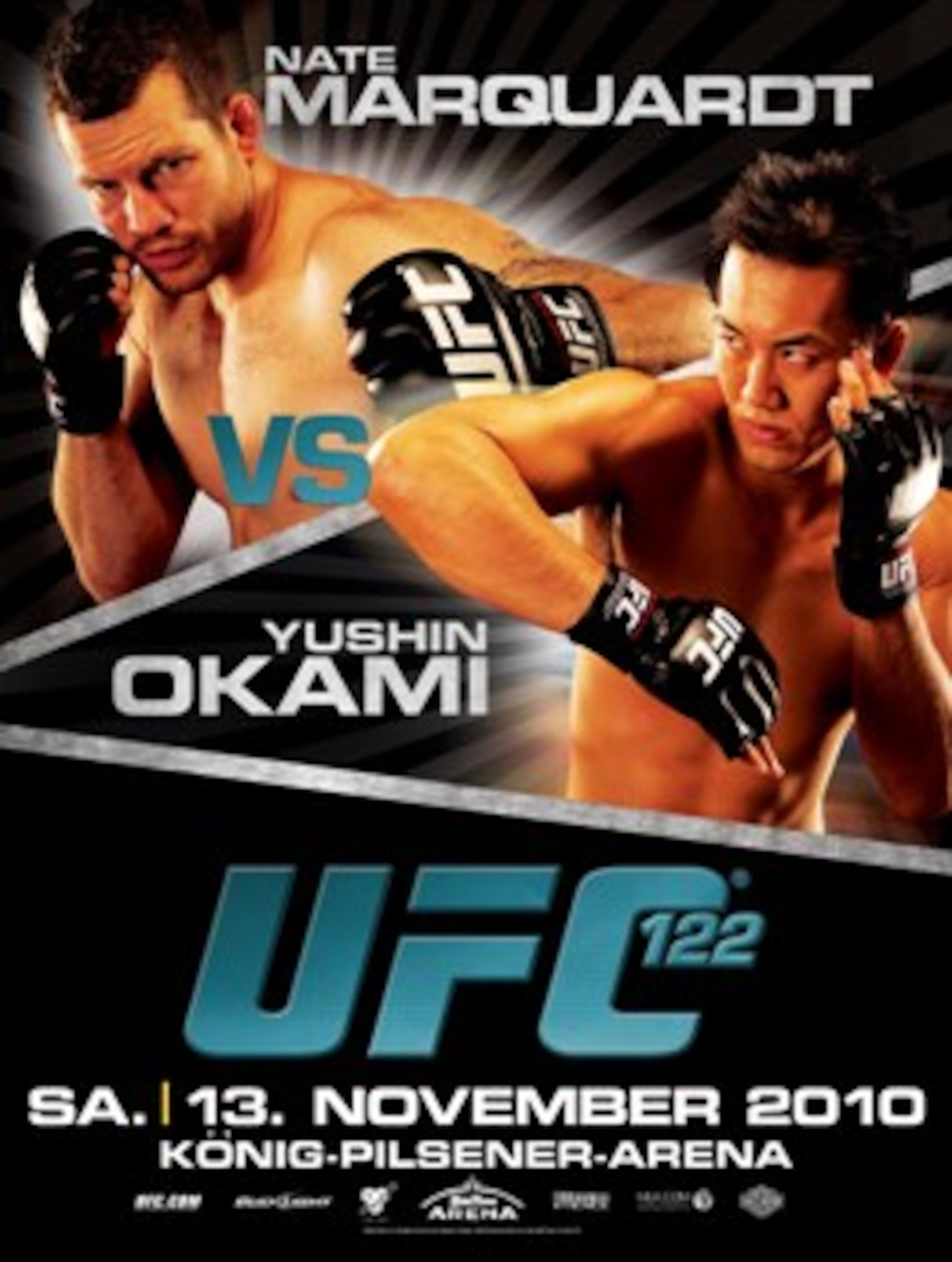 UFC 122 takes place Saturday night on Spike TV