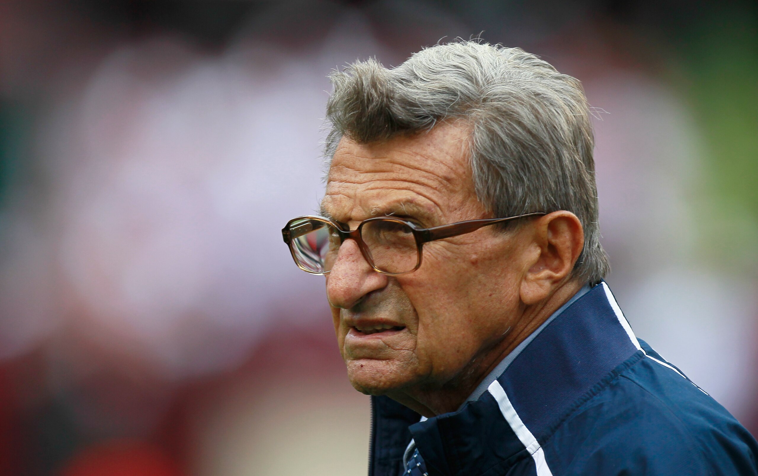 TUSCALOOSA, AL - SEPTEMBER 11:  Head coach Joe Paterno of the Penn State Nittany Lions walks out onto the field during warmups before facing the Alabama Crimson Tide at Bryant-Denny Stadium on September 11, 2010 in Tuscaloosa, Alabama.  (Photo by Kevin C.