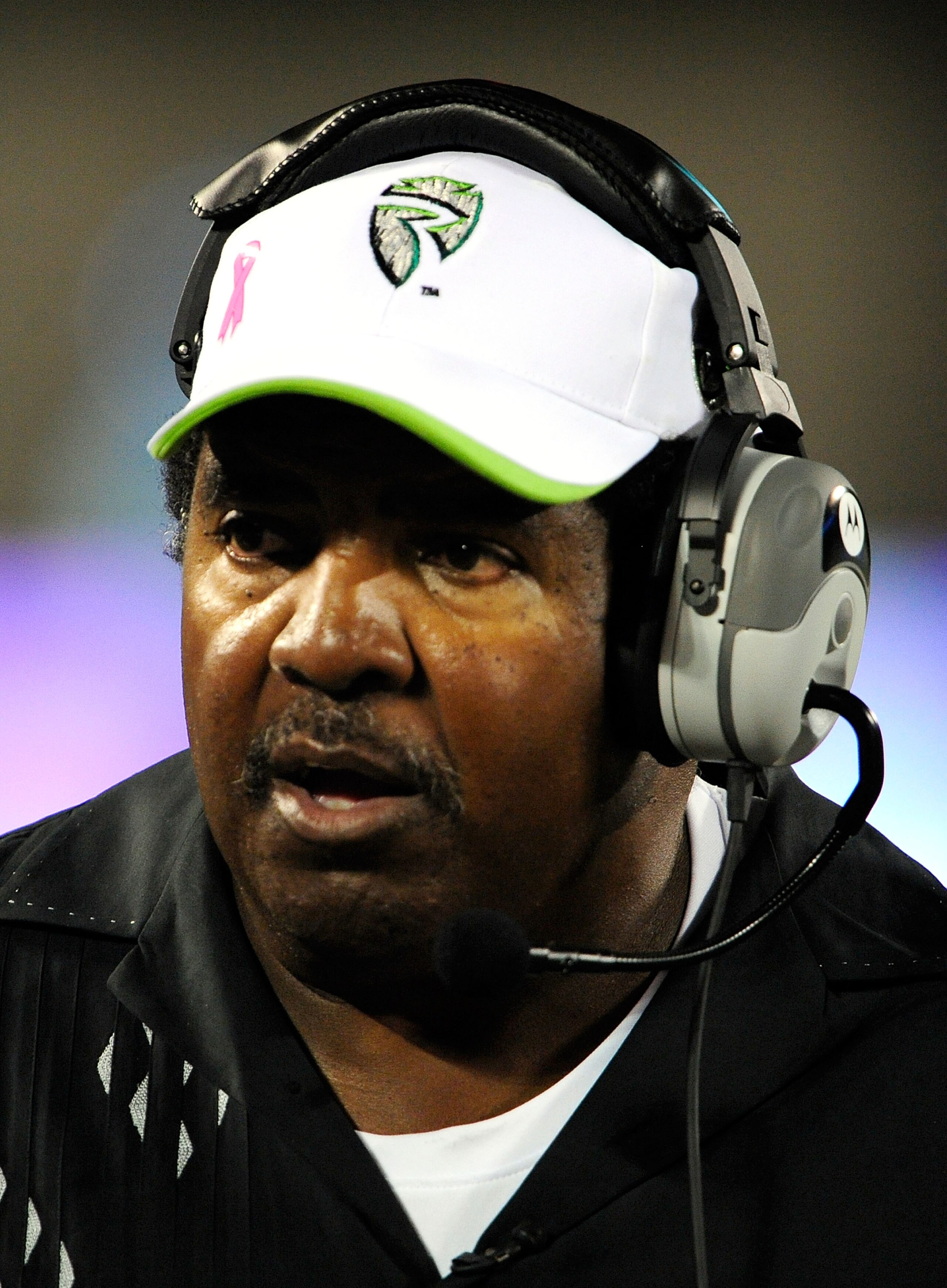 ORLANDO, FL - OCTOBER 22:  Head coach Dennis Green of the California Redwoods watches the action during the game against the Florida Tuskers at the Florida Citrus Bowl on October 22, 2009 in Orlando, Florida.  (Photo by Sam Greenwood/Getty Images)
