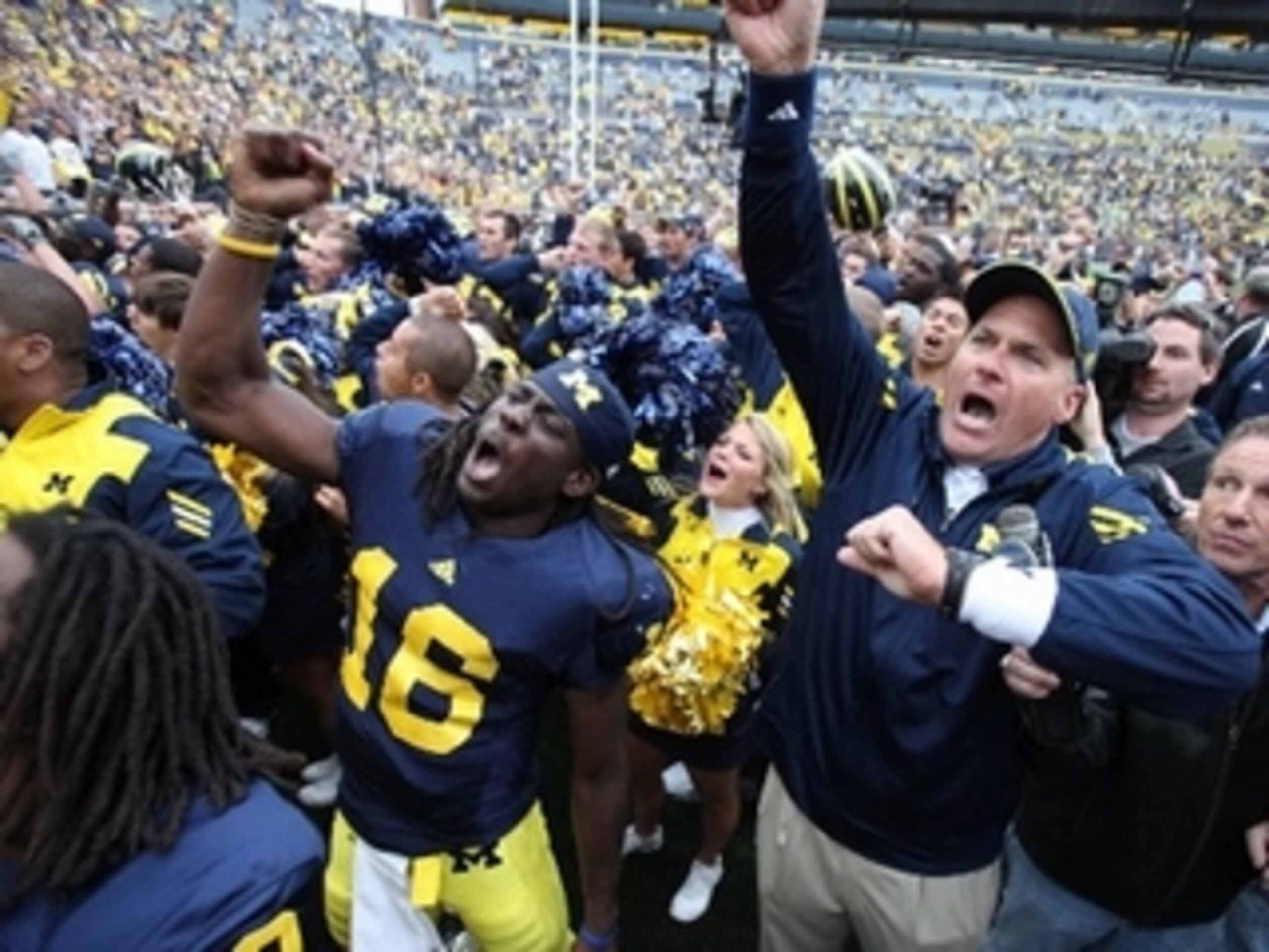 Rich had the vision to bring #16 to UM as a QB Rich had the vision to bring #16 to UM as a QB