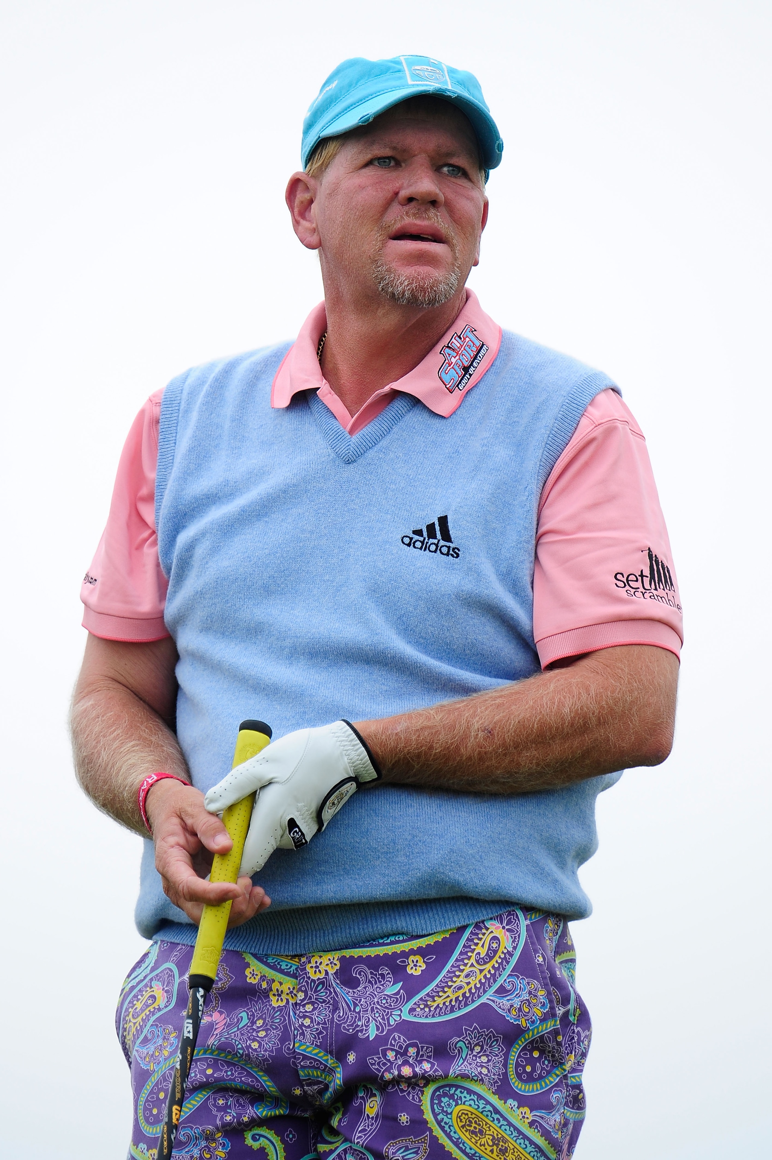 ST ANDREWS, SCOTLAND - JULY 15:  John Daly of the USA on the 15th hole during the first round of the 139th Open Championship on the Old Course, St Andrews on July 15, 2010 in St Andrews, Scotland.  (Photo by Stuart Franklin/Getty Images)