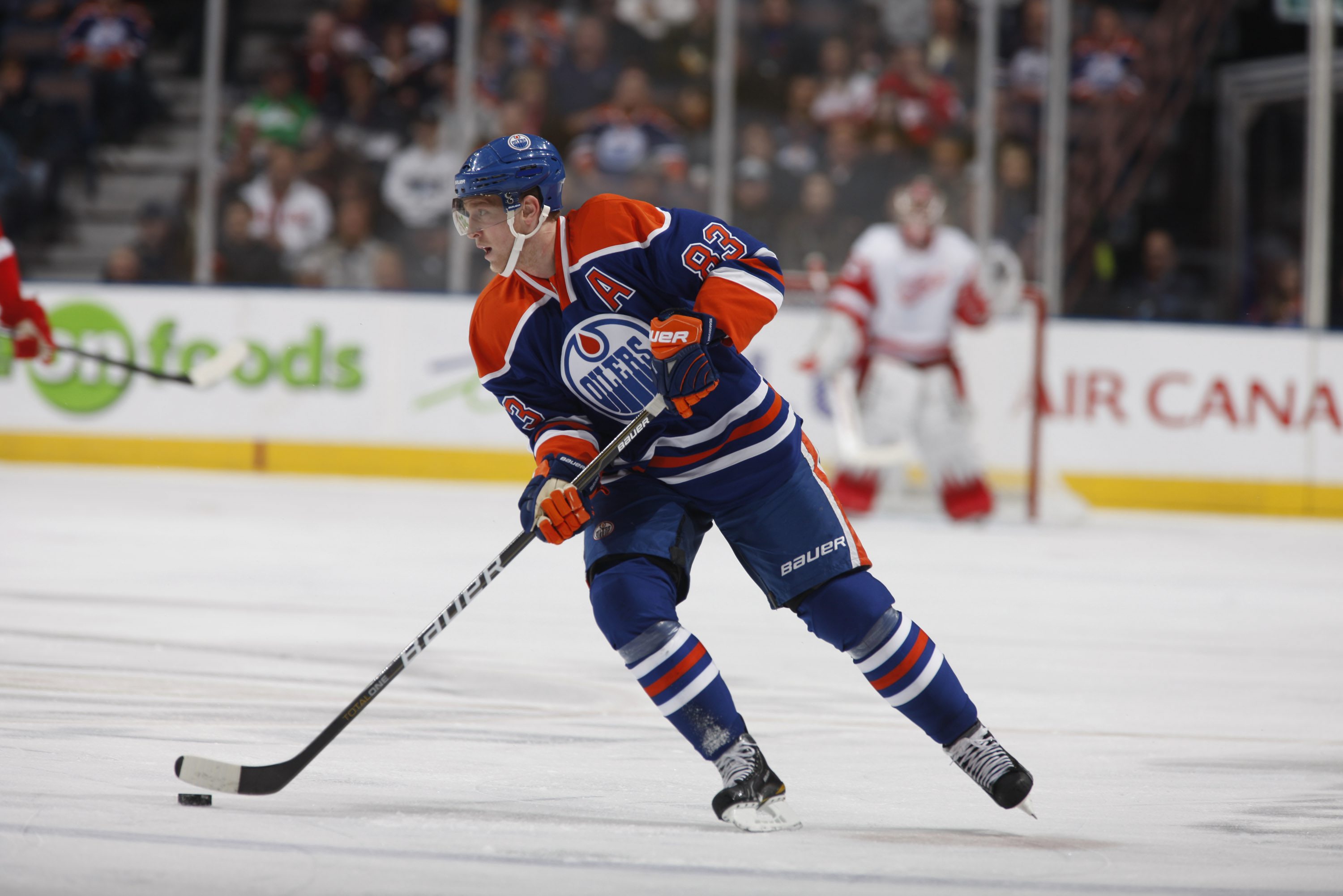 EDMONTON, CANADA - NOVEMBER 5: Ales Hemsky #83 of the Edmonton Oilers skates against the Detroit Red Wings on November 5, 2010 at Rexall Place in Edmonton, Alberta, Canada. (Photo by Dale MacMillan/Getty Images)