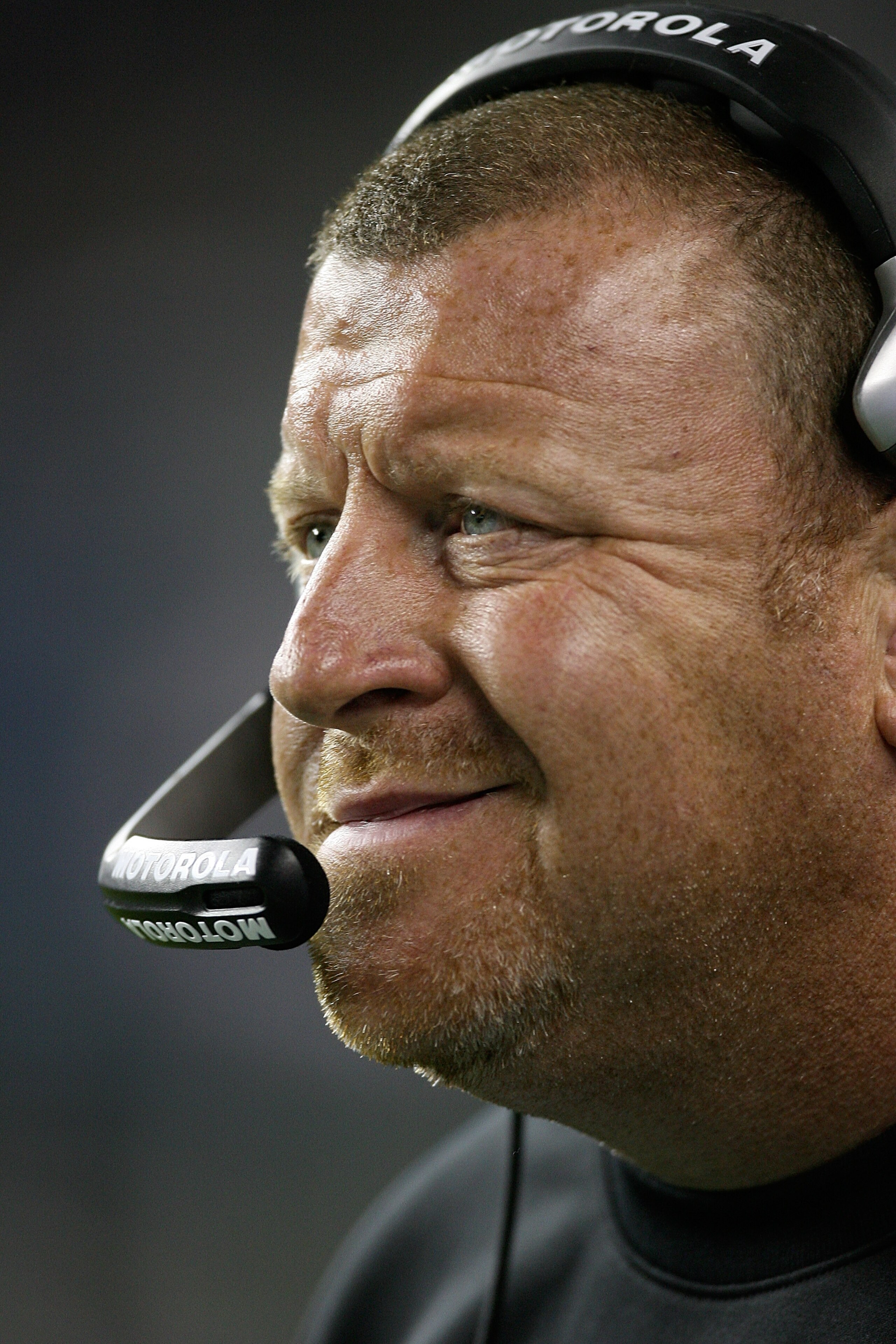 SEATTLE - SEPTEMBER 03: Head coach Tom Cable of the Oakland Raiders looks on from the sidelines against the Seattle Seahawks on September 3, 2009 at Qwest Field in Seattle, Washington. The Seahawks defeated the Raiders 31-21. (Photo by Otto Greule Jr/Get SEATTLE - SEPTEMBER 03: Head coach Tom Cable of the Oakland Raiders looks on from the sidelines against the Seattle Seahawks on September 3, 2009 at Qwest Field in Seattle, Washington. The Seahawks defeated the Raiders 31-21. (Photo by Otto Greule Jr/Get