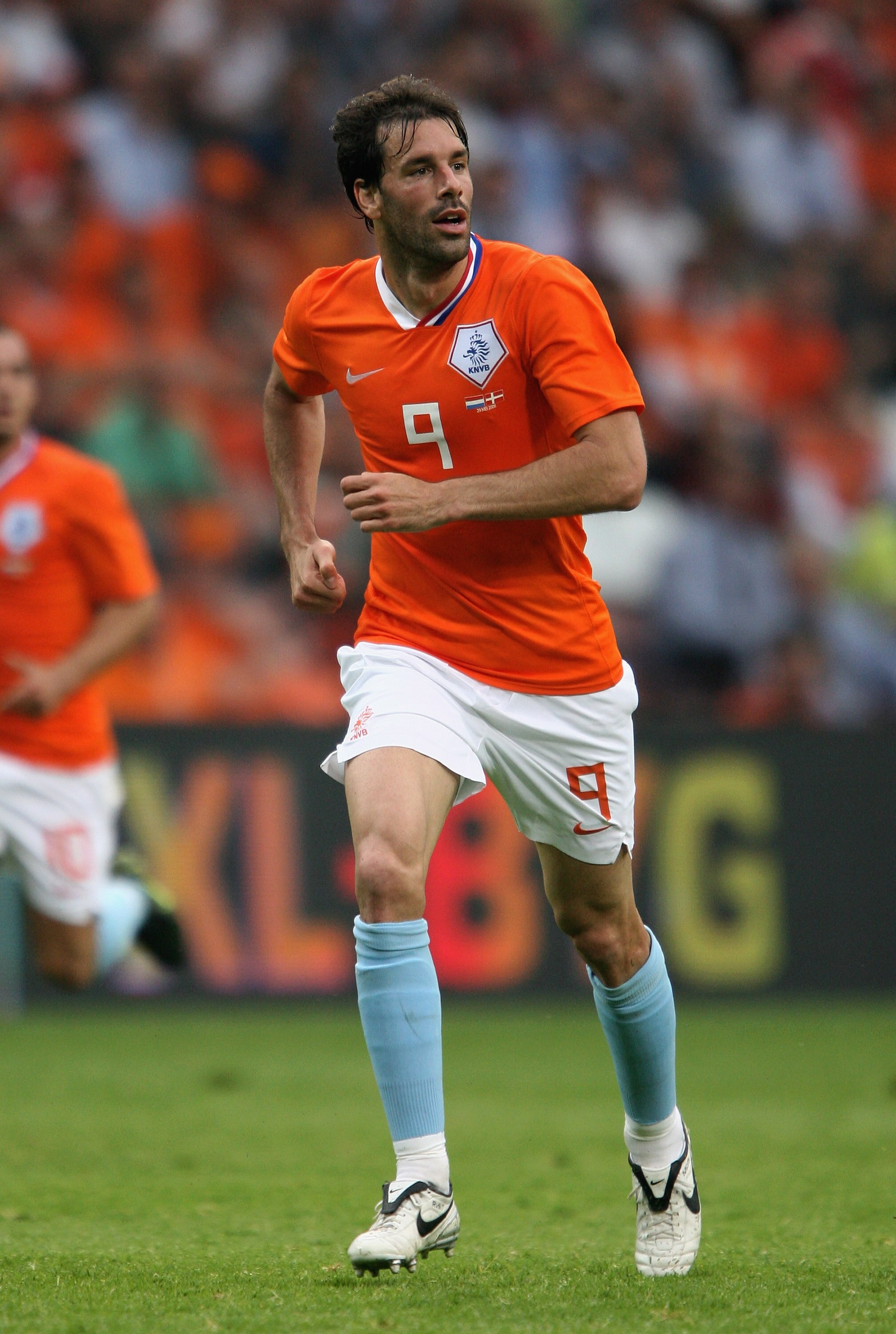 EINDHOVEN, NETHERLANDS - MAY 29:  Ruud van Nistelrooy of Holland in action during the International friendly match between Holland and Denmark at the Phillips Stadium on May 29, 2008 in Eindhoven, Netherlands.  (Photo by Clive Brunskill/Getty Images)