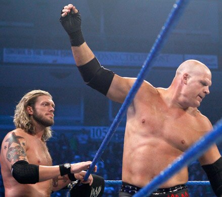 Edge and Kane, photo copyright to WWE.com