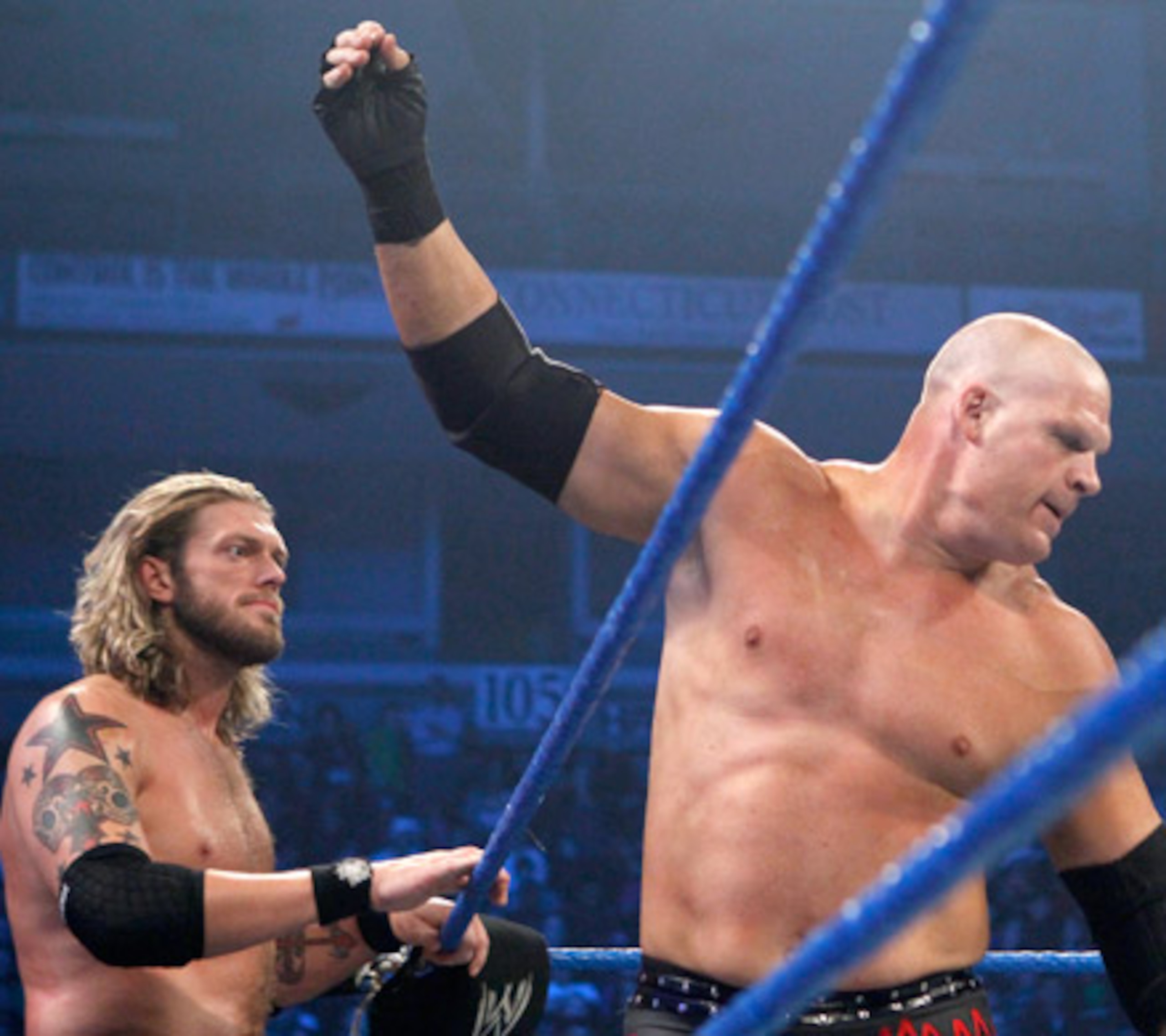 Edge and Kane, photo copyright to WWE.com