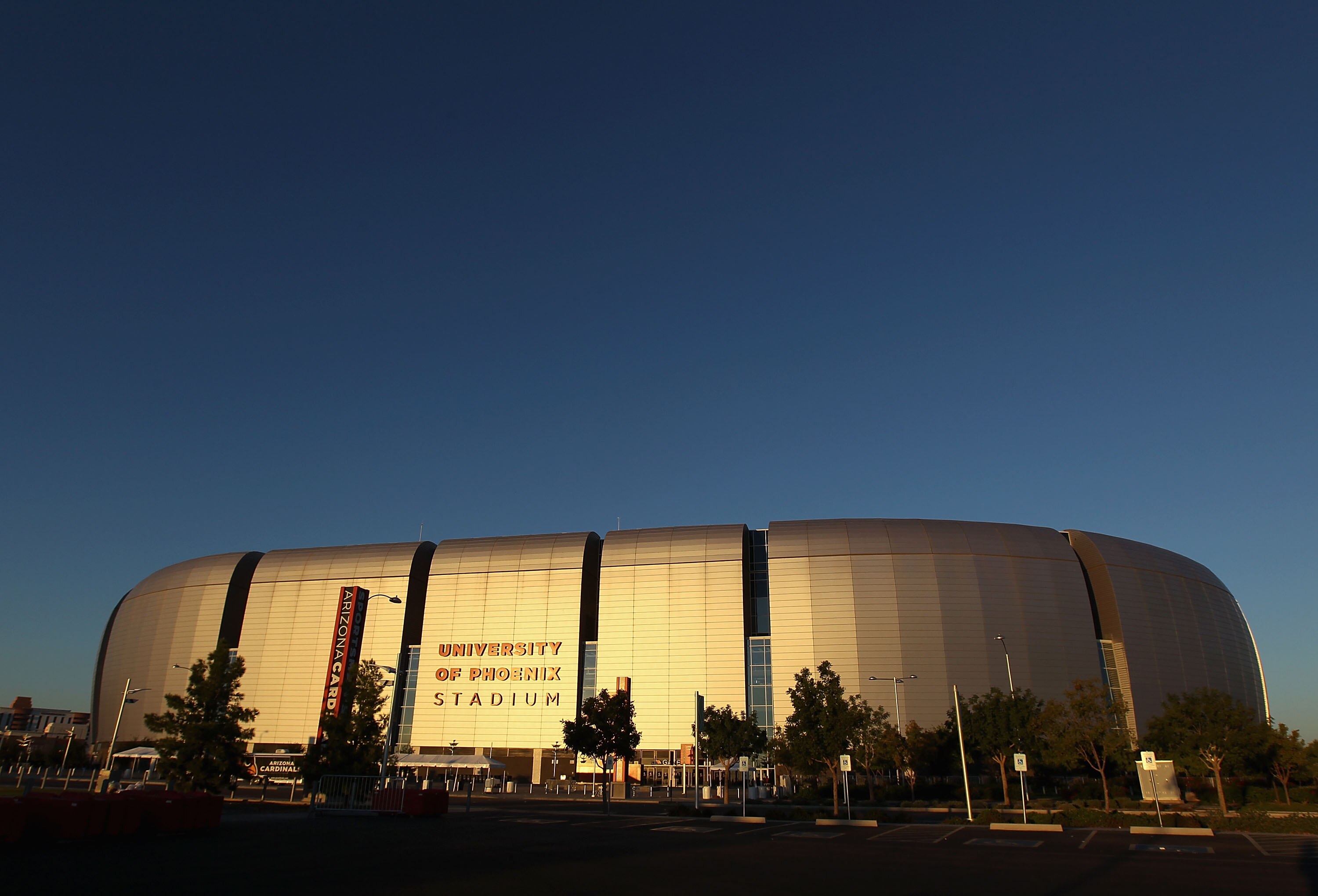 GLENDALE, AZ - OCTOBER 10:  General view of University of Phoenix Stadium following the NFL game between the New Orleans Saints and the Arizona Cardinals on October 10, 2010 in Glendale, Arizona. The Cardinals defeated the Saints 30-20.  (Photo by Christi