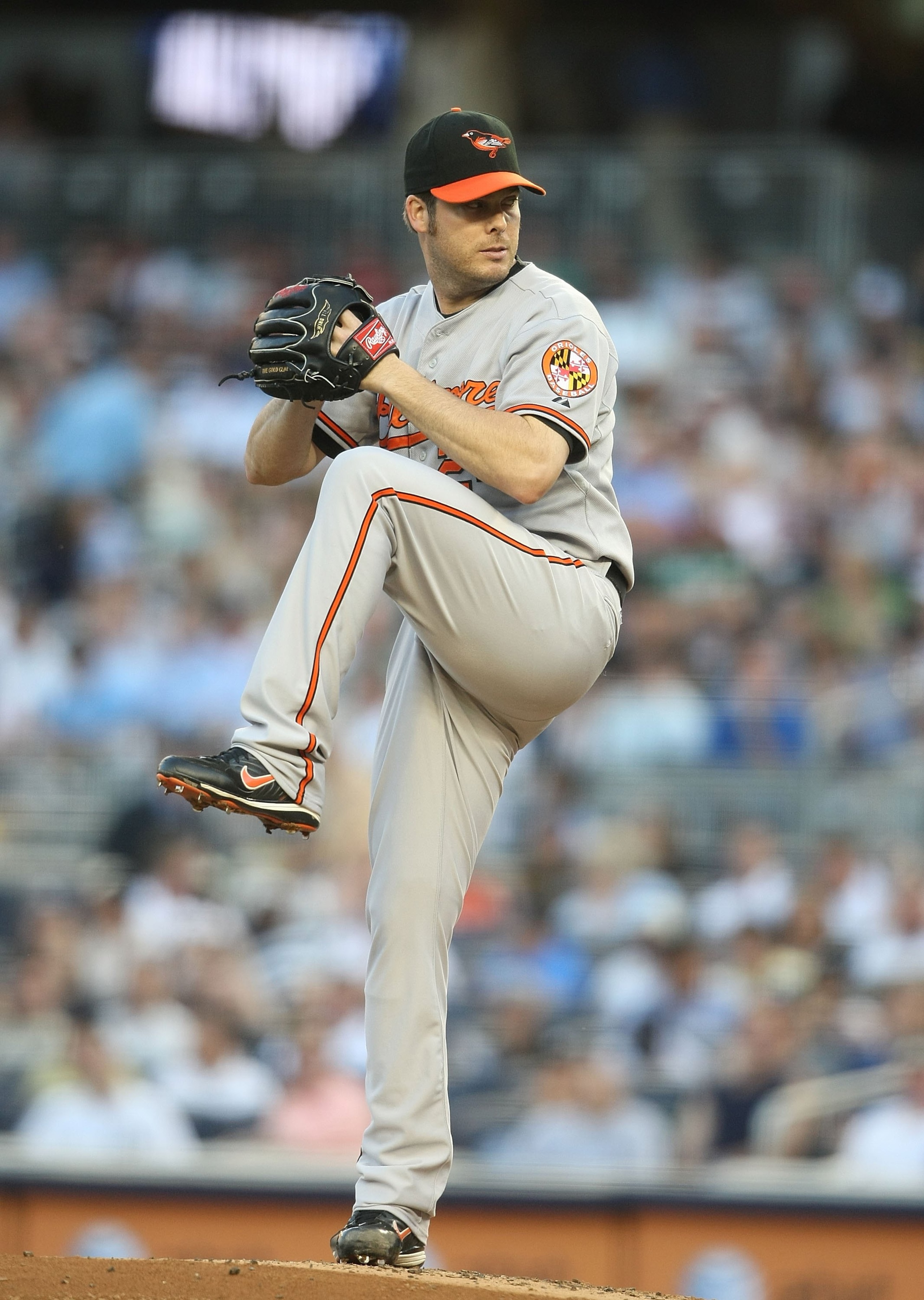 NEW YORK - MAY 21: Adam Eaton #24 of the Baltimore Orioles pitches against the New York Yankees on May 21, 2009 at Yankee Stadium in the Bronx borough of New York City. (Photo by Nick Laham/Getty Images) NEW YORK - MAY 21: Adam Eaton #24 of the Baltimore Orioles pitches against the New York Yankees on May 21, 2009 at Yankee Stadium in the Bronx borough of New York City. (Photo by Nick Laham/Getty Images)