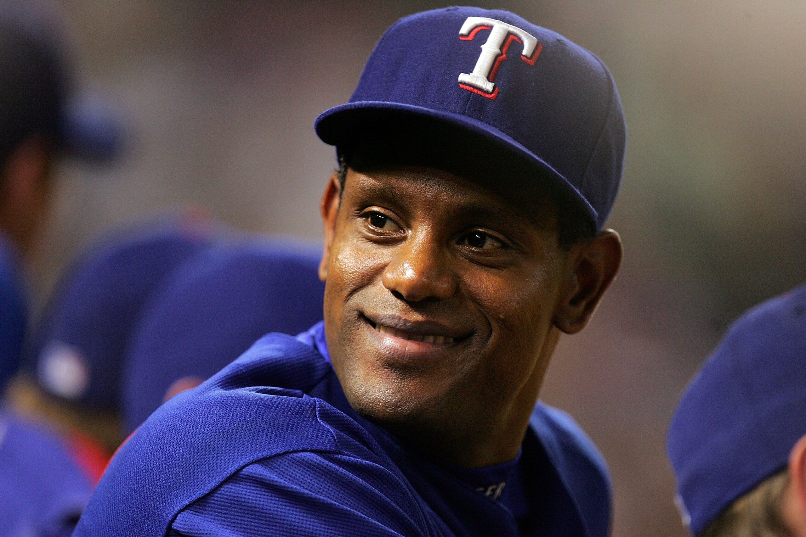 ARLINGTON, TX - AUGUST 28: Designated hitter Sammy Sosa #21 of the Texas Rangers during play against the Chicago White Sox on August 28, 2007 at Rangers Ballpark in Arlington, Texas. (Photo by Ronald Martinez/Getty Images) ARLINGTON, TX - AUGUST 28: Designated hitter Sammy Sosa #21 of the Texas Rangers during play against the Chicago White Sox on August 28, 2007 at Rangers Ballpark in Arlington, Texas. (Photo by Ronald Martinez/Getty Images)