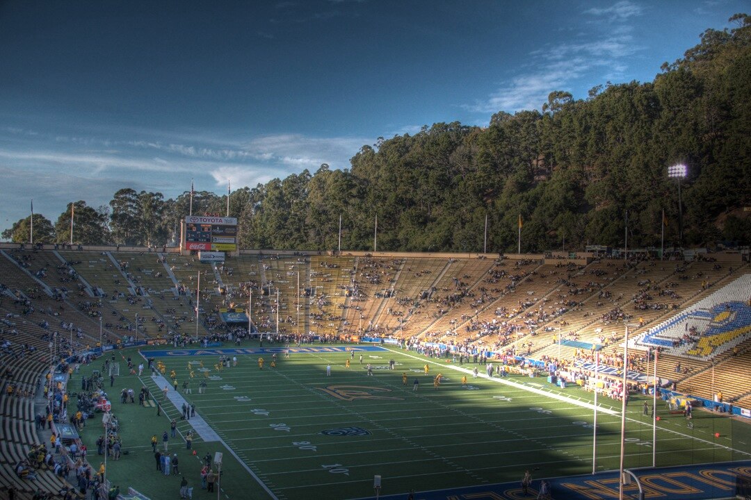Cal Memorial Stadium.