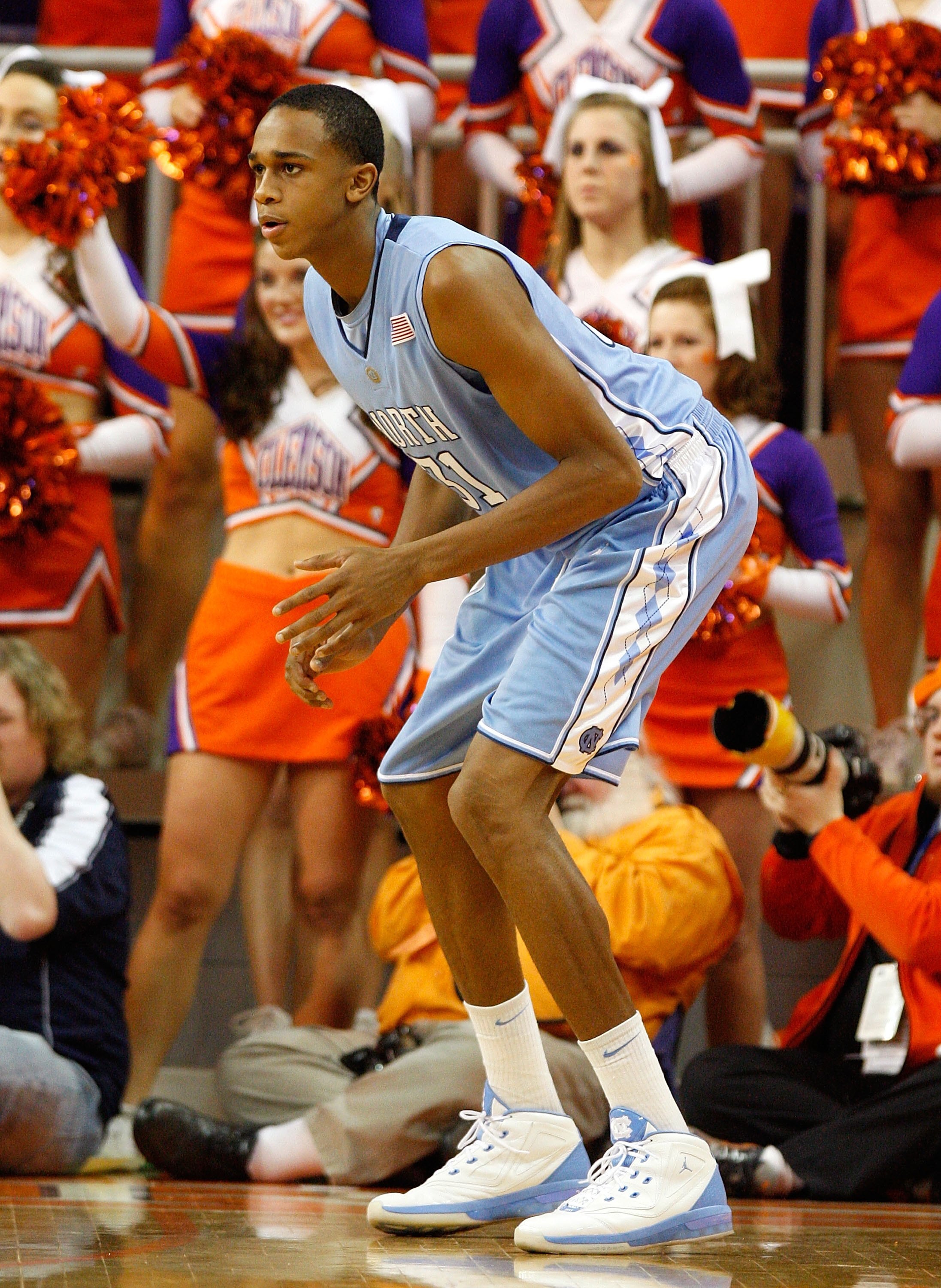 CLEMSON, SC - JANUARY 13:  John Henson #31 of the North Carolina Tar Heels against the Clemson Tigers at Littlejohn Coliseum on January 13, 2010 in Clemson, South Carolina.  (Photo by Kevin C. Cox/Getty Images)